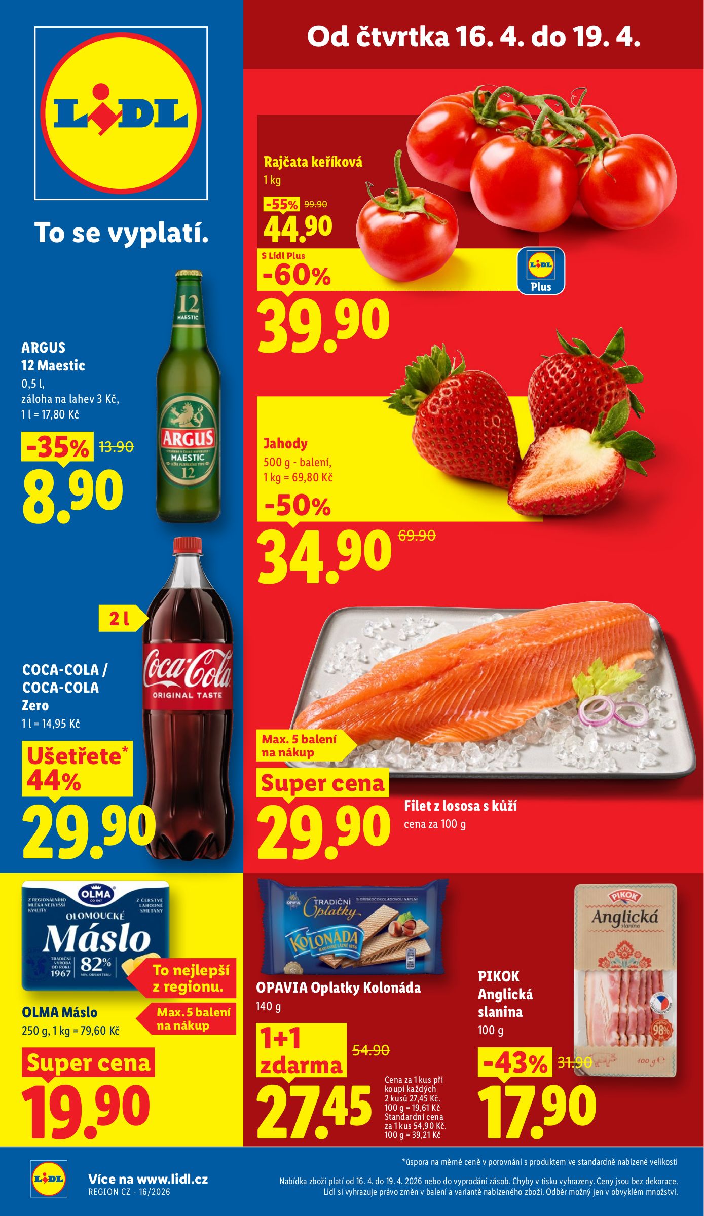 Lidl leták na příští týden od čtvrtka 16.04.2026 do neděle 19.04.2026