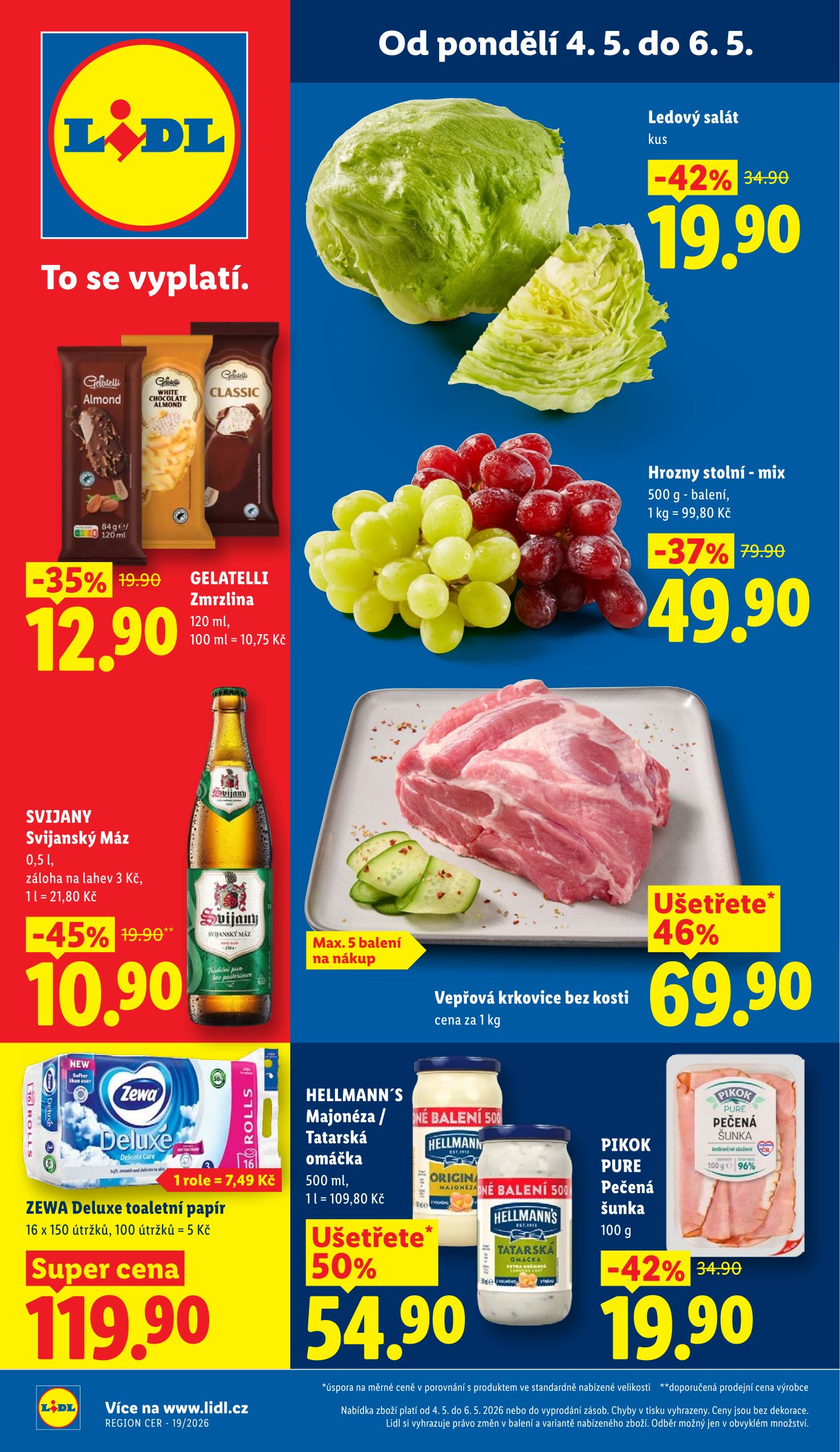 Lidl leták na příští týden od pondělí 04.05.2026 do středy 06.05.2026