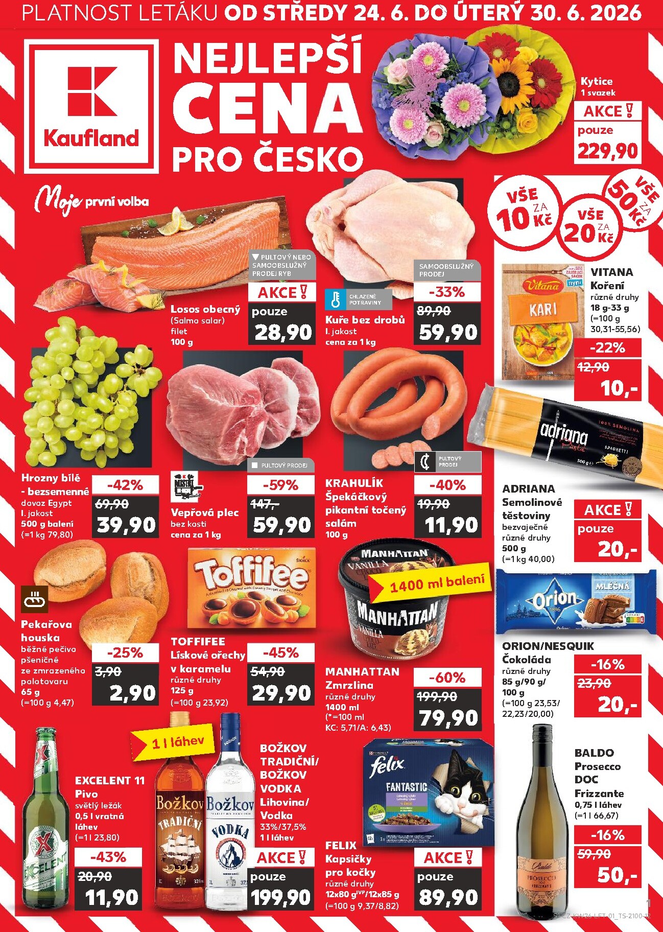 Budoucí Kaufland - Ostrava leták platný od středy 24.06.2026 do úterý 30.06.2026