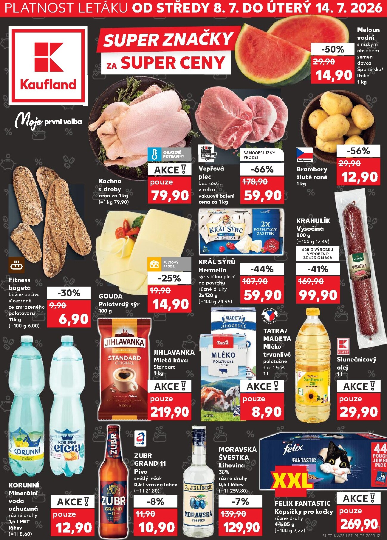 Kaufland - Ostrava leták na příští týden od středy 08.07.2026 do úterý 14.07.2026