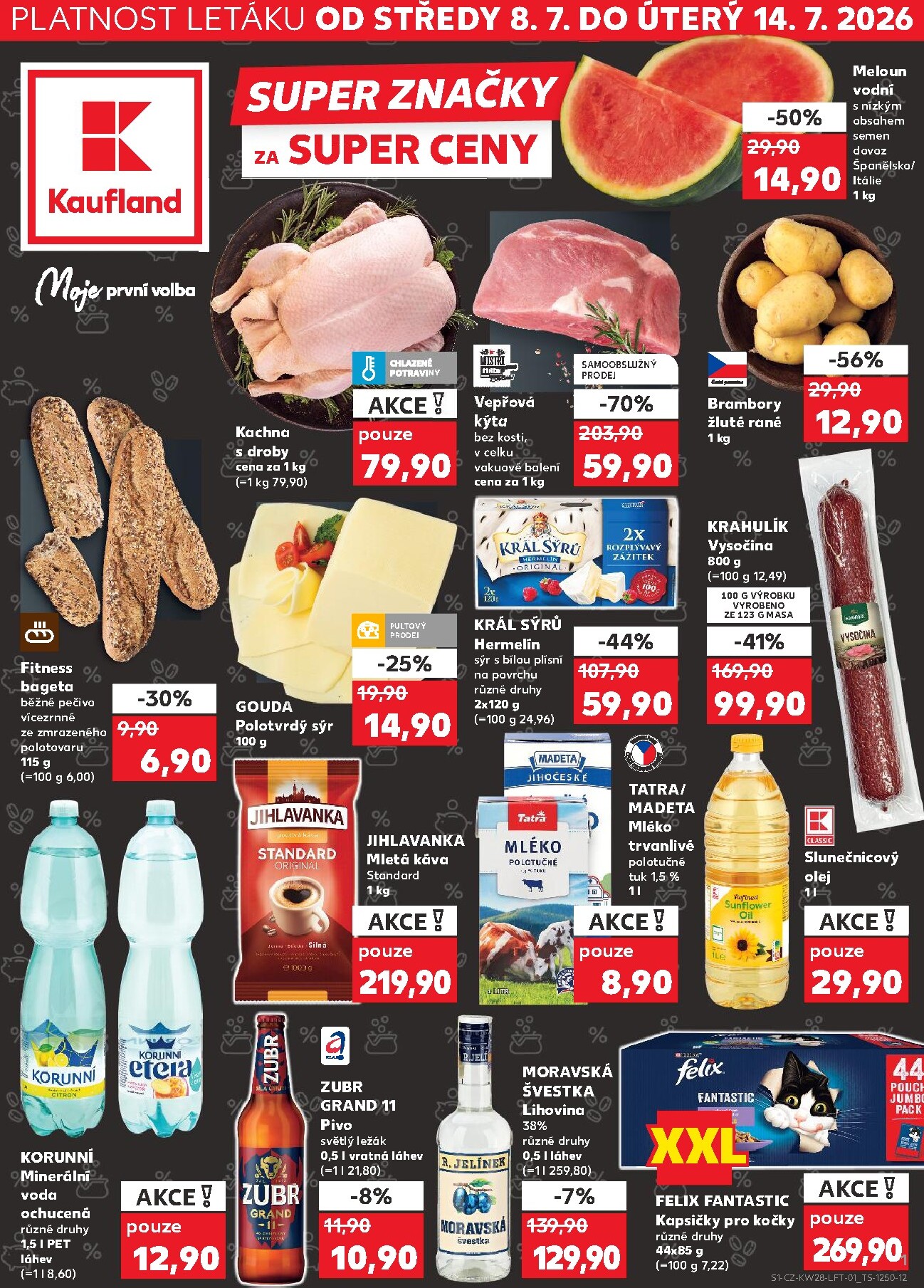 Kaufland - Kolín leták na příští týden od středy 08.07.2026 do úterý 14.07.2026