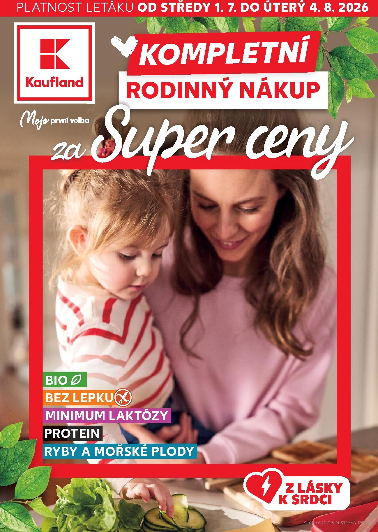 Aktuální Kaufland leták platný od středy 01.07.2026 do úterý 04.08.2026
