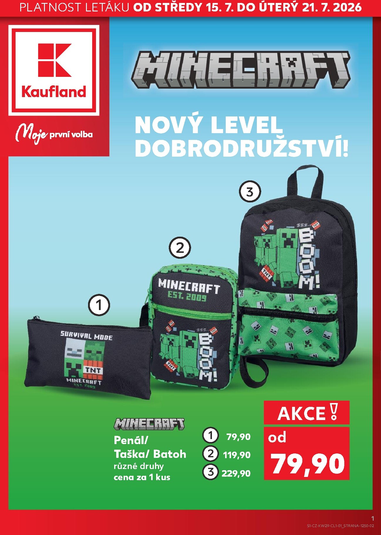 Budoucí Kaufland - Ostrava - Dobrodružství leták platný od středy 15.07.2026 do úterý 21.07.2026