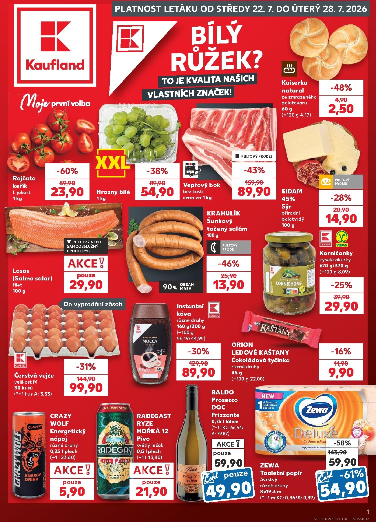 Kaufland - Praha 4 leták na příští týden od středy 22.07.2026 do úterý 28.07.2026