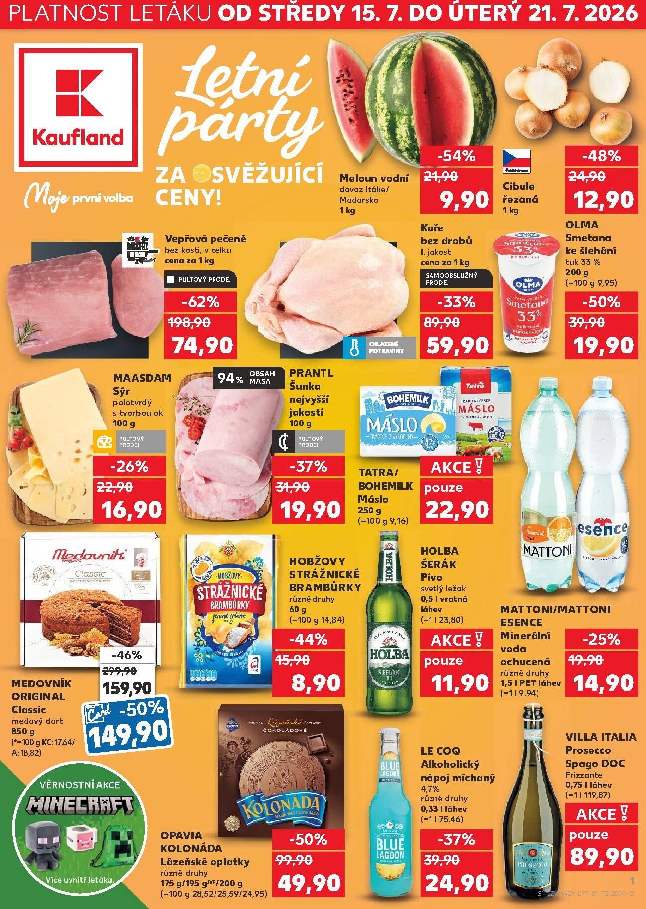 Aktuální Kaufland - Leták - Ostrava leták platný od středy 15.07.2026 do úterý 21.07.2026