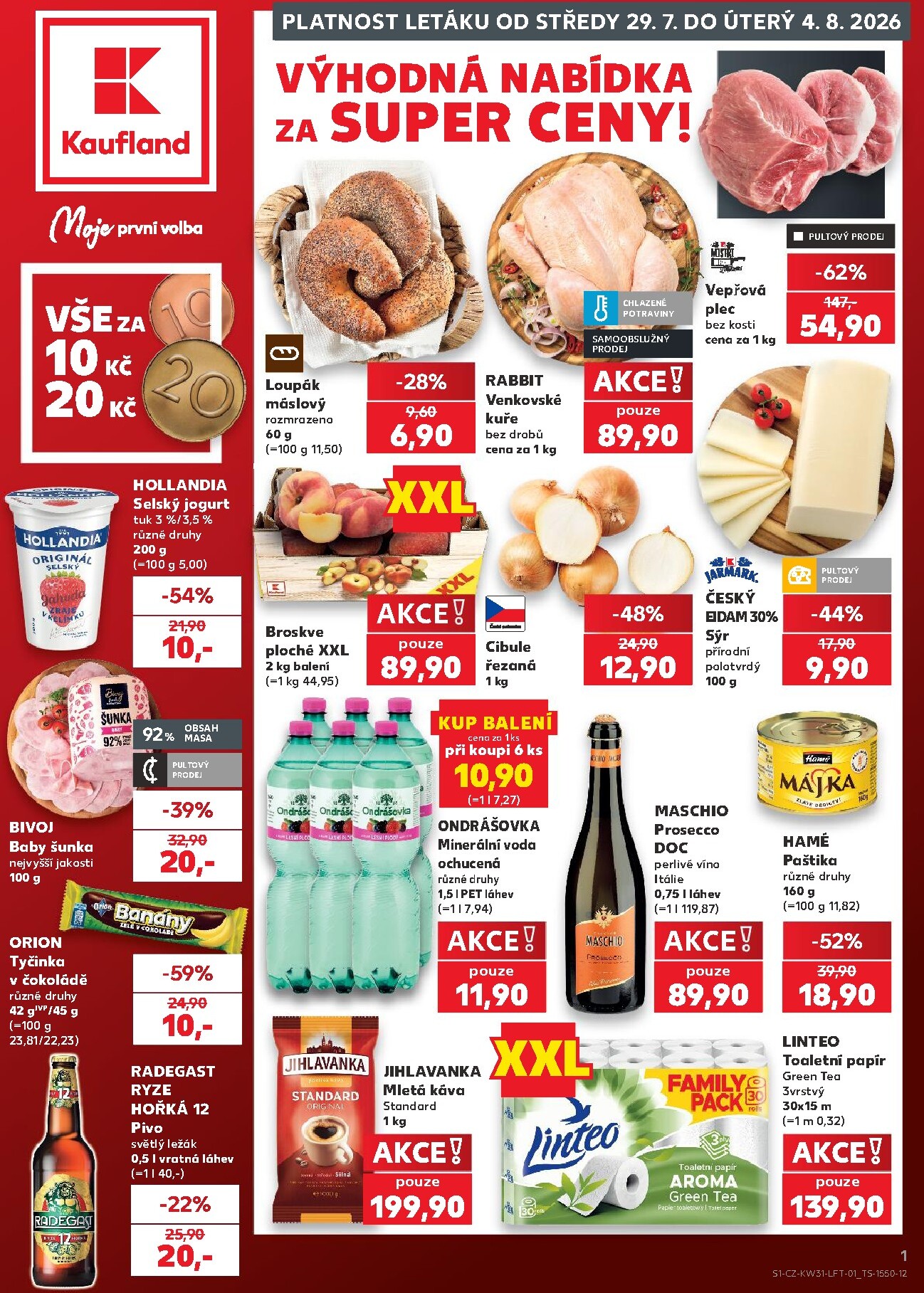 Budoucí Kaufland - Praha 4 leták platný od středy 29.07.2026 do úterý 04.08.2026