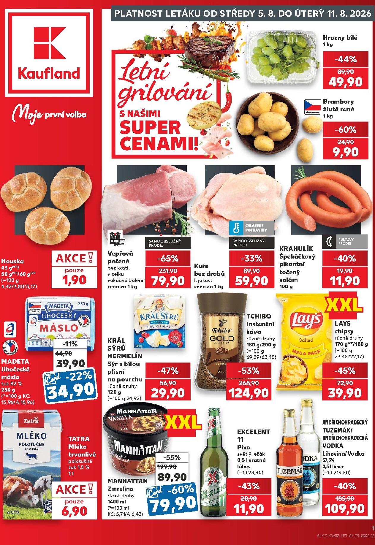 Kaufland - Ostrava leták na příští týden od středy 05.08.2026 do úterý 11.08.2026