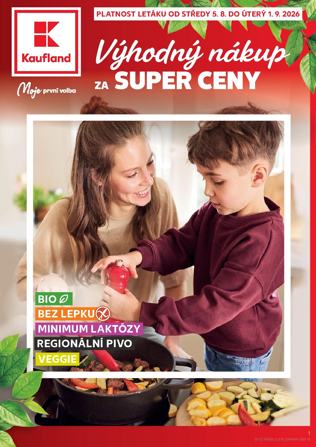 Aktuální Kaufland - Kolín - Výhodný nákup leták platný od středy 05.08.2026 do úterý 01.09.2026
