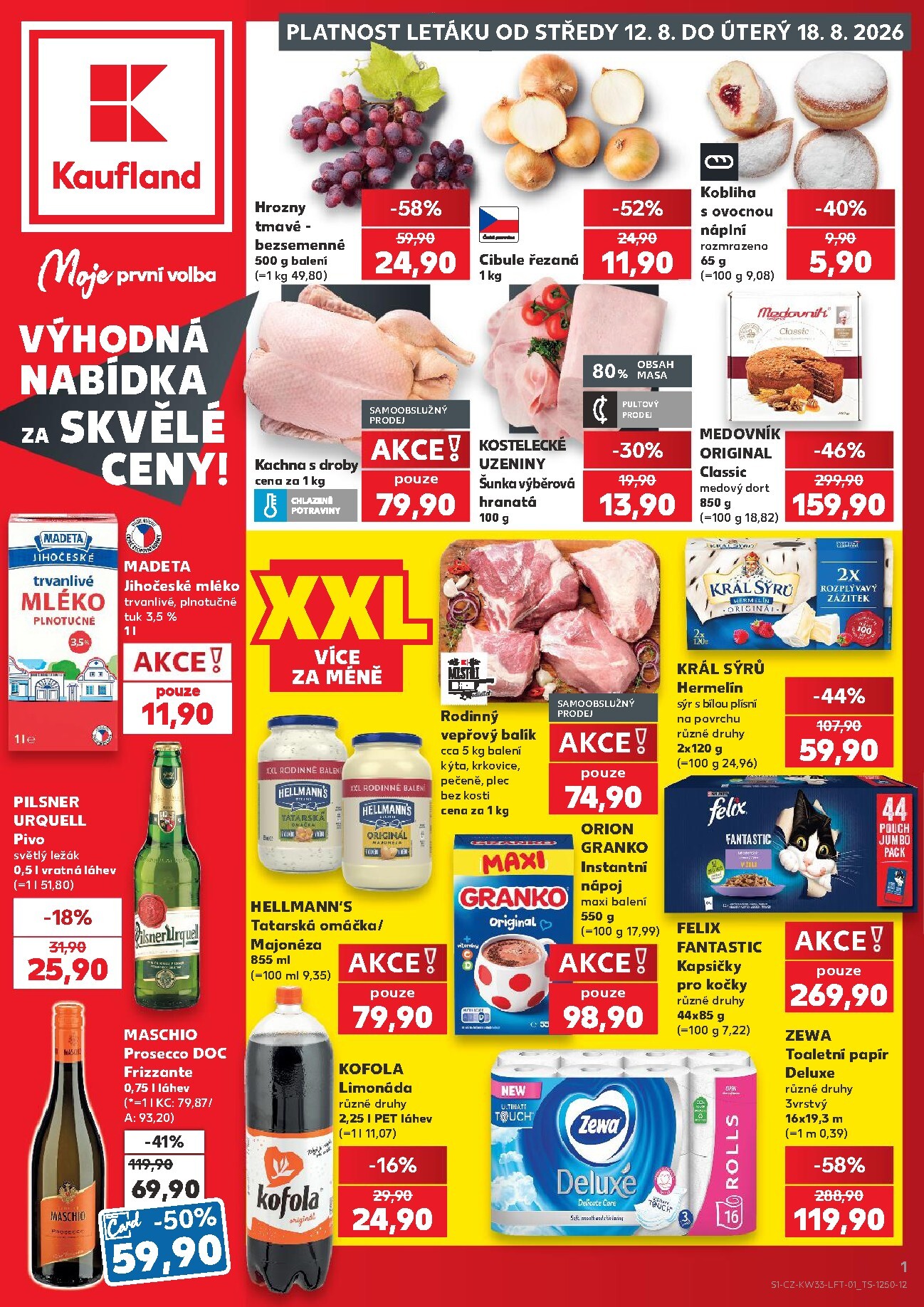 Budoucí Kaufland - Brno leták platný od středy 12.08.2026 do úterý 18.08.2026