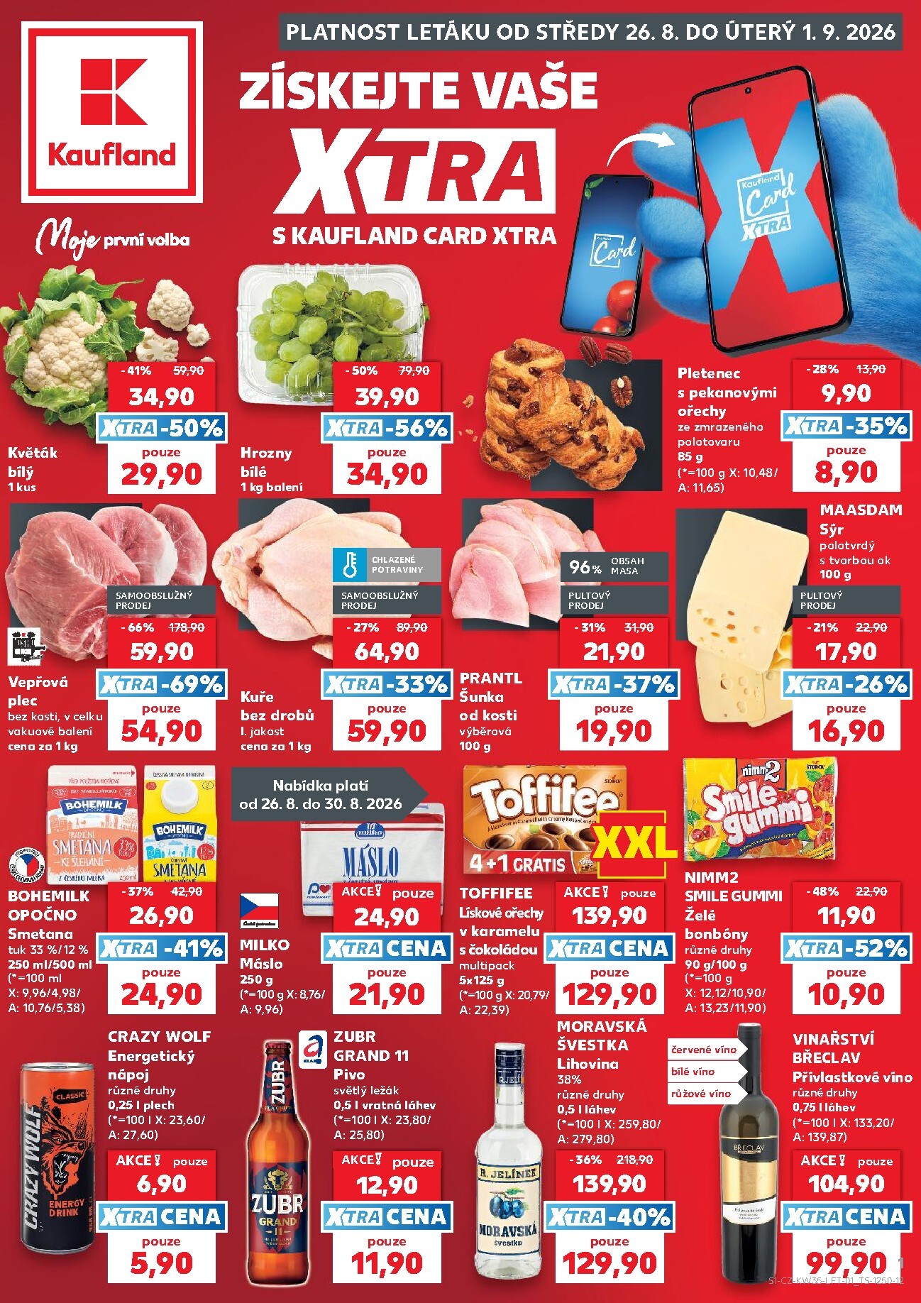 Aktuální Kaufland - Kolín leták platný od středy 26.08.2026 do úterý 01.09.2026