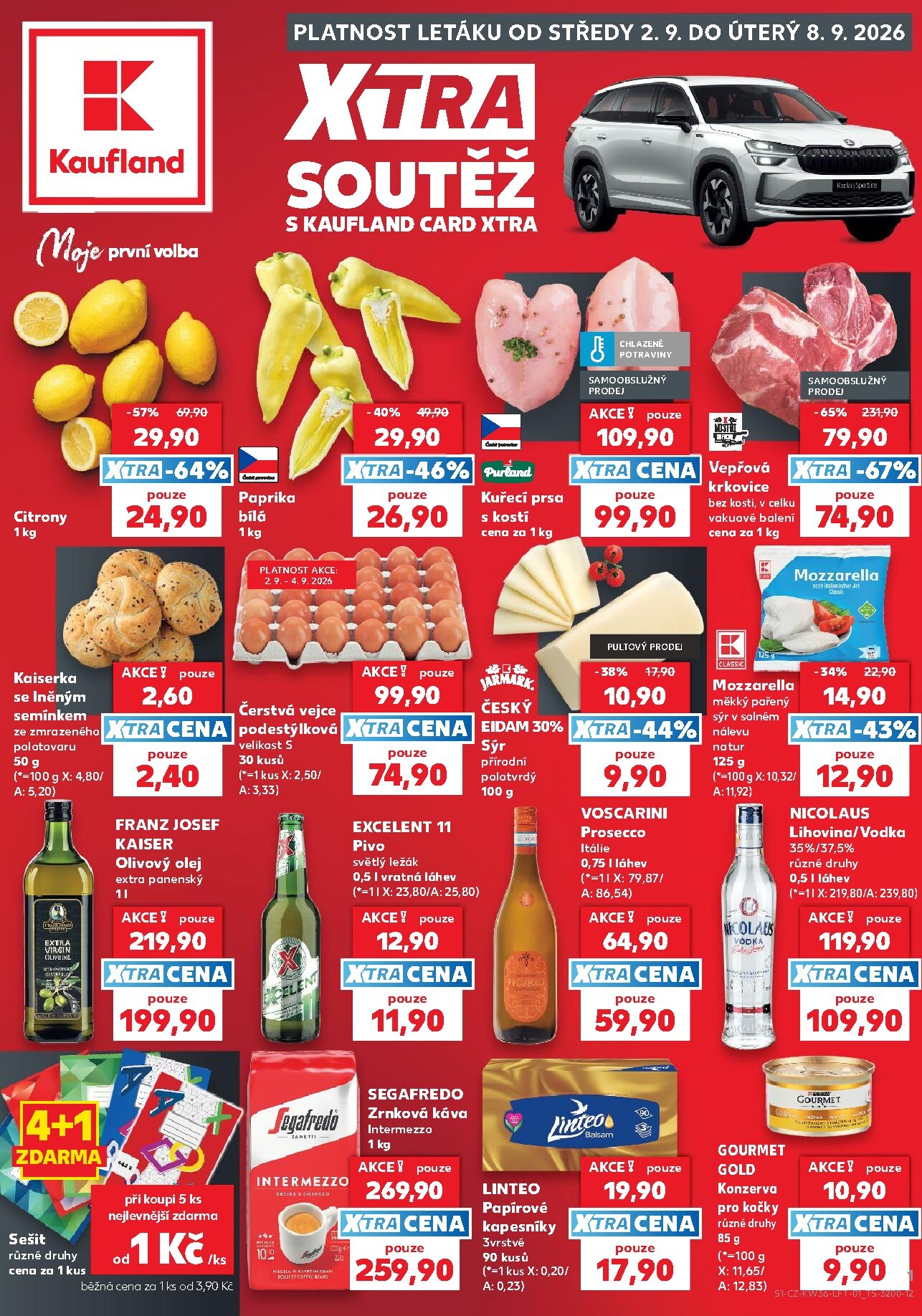 Budoucí Kaufland - Ostrava leták platný od středy 02.09.2026 do úterý 08.09.2026