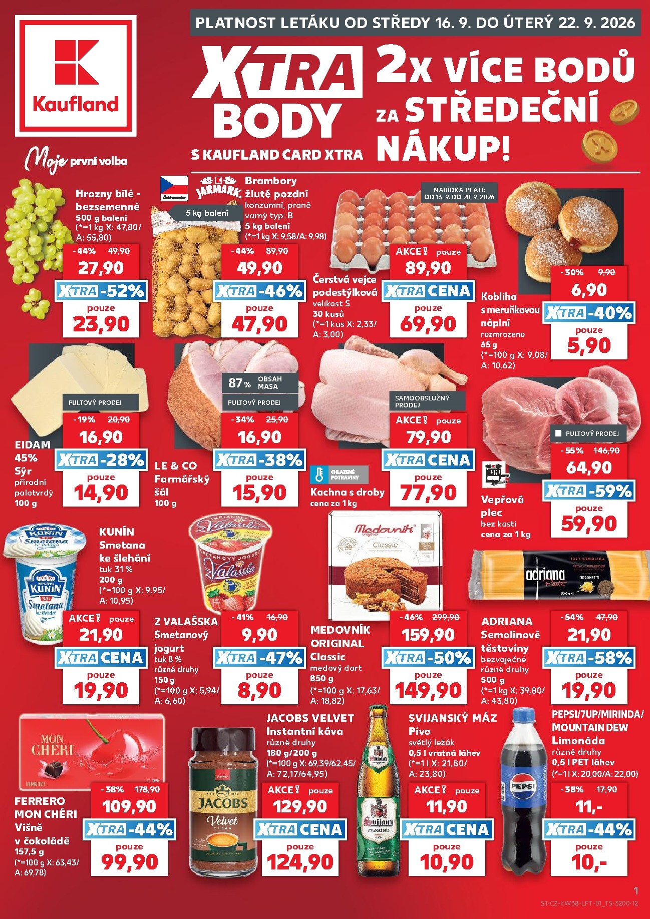 Kaufland - Ostrava leták na příští týden od středy 16.09.2026 do úterý 22.09.2026
