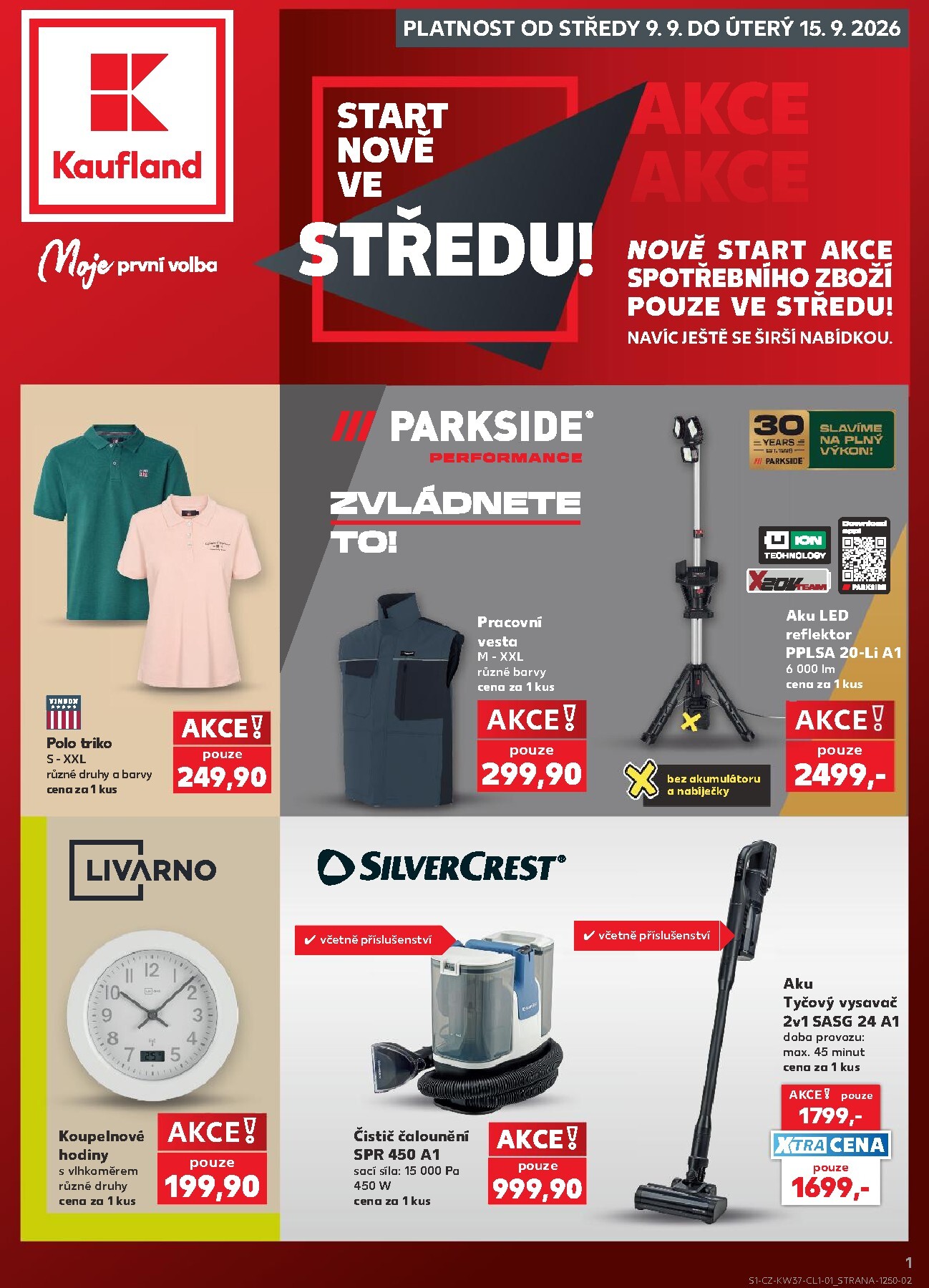 Aktuální Kaufland - Kolín - Spotřební zboží leták platný od středy 09.09.2026 do úterý 15.09.2026