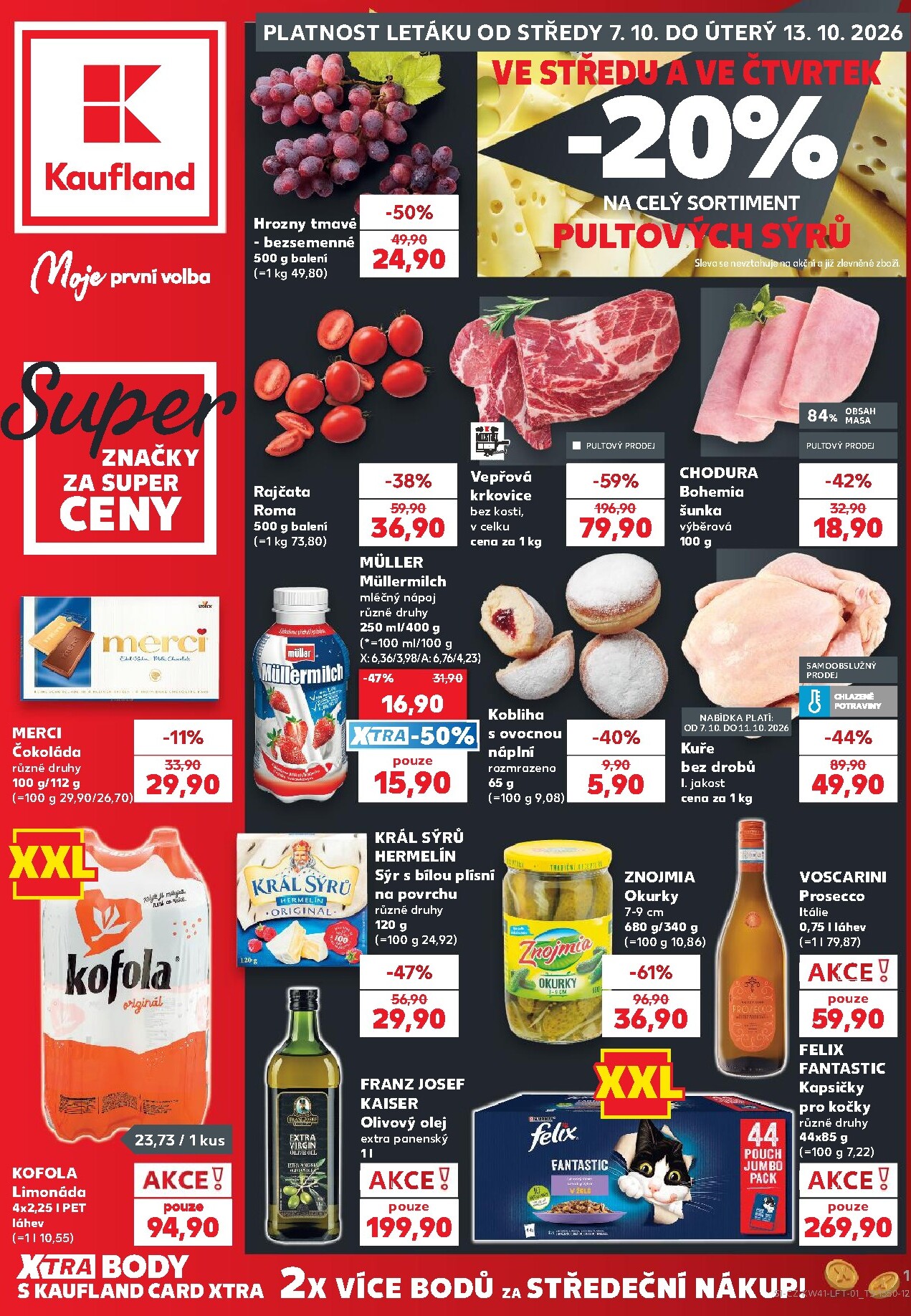 Budoucí Kaufland - Praha 4 leták platný od středy 07.10.2026 do úterý 13.10.2026