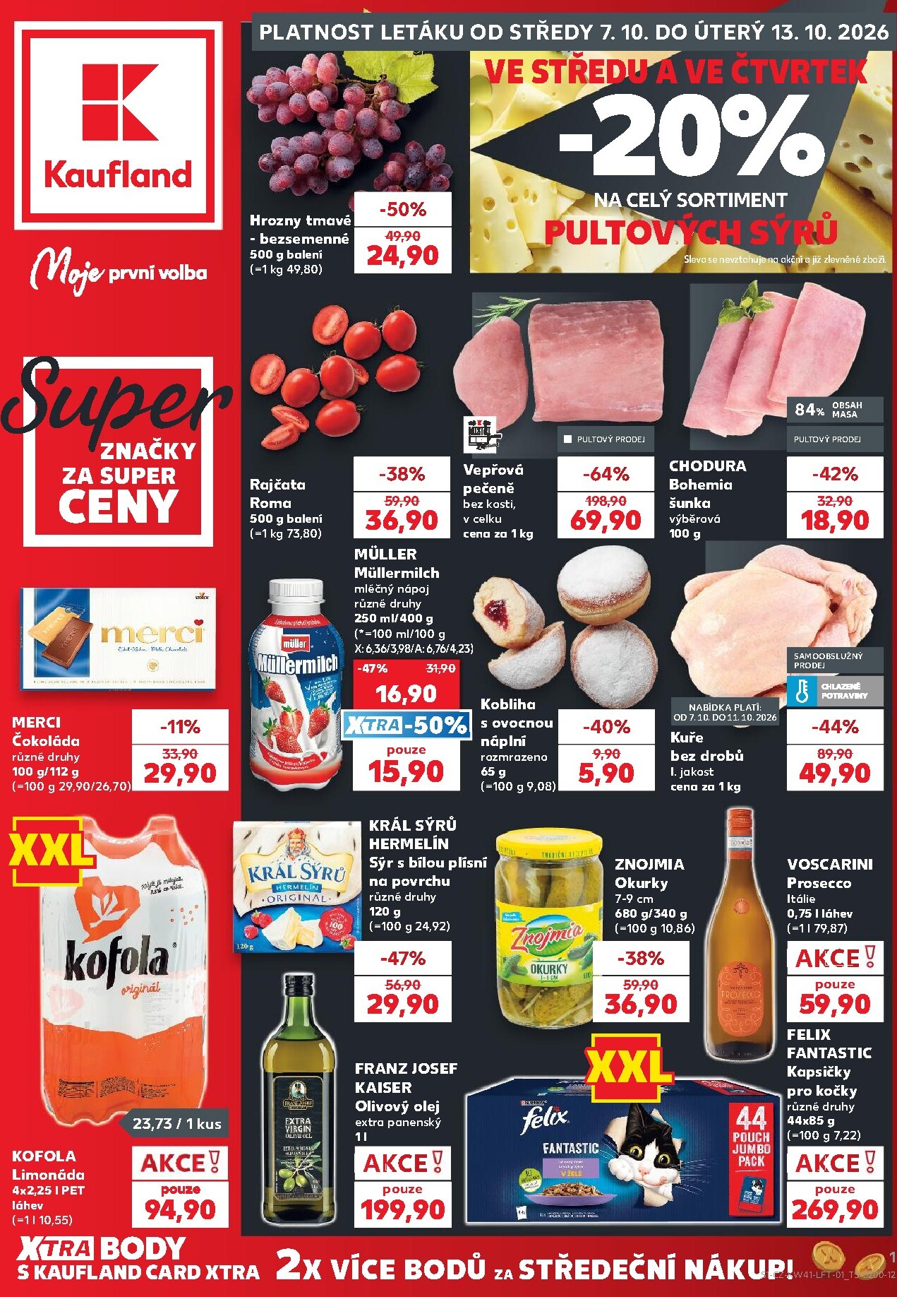 Budoucí Kaufland - Brno leták platný od středy 07.10.2026 do úterý 13.10.2026