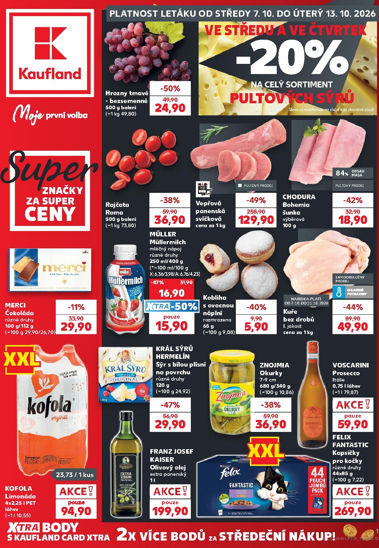 Budoucí Kaufland - Kolín leták platný od středy 07.10.2026 do úterý 13.10.2026