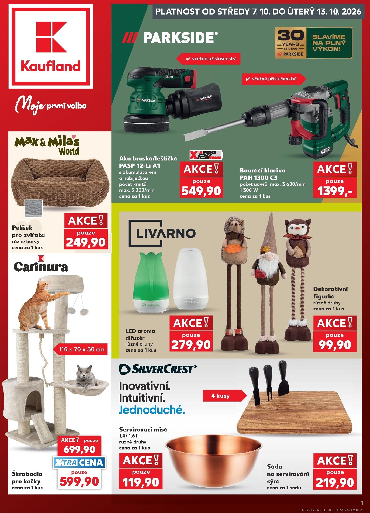 Budoucí Kaufland - Kolín - Domácnost leták platný od středy 07.10.2026 do úterý 13.10.2026