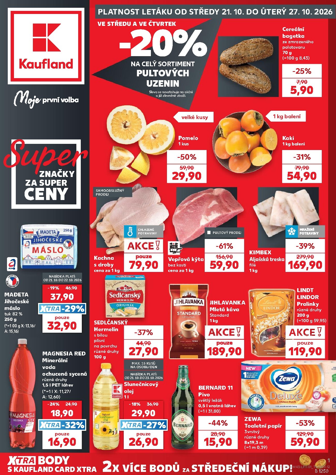 Kaufland - Kolín leták na příští týden od středy 21.10.2026 do úterý 27.10.2026