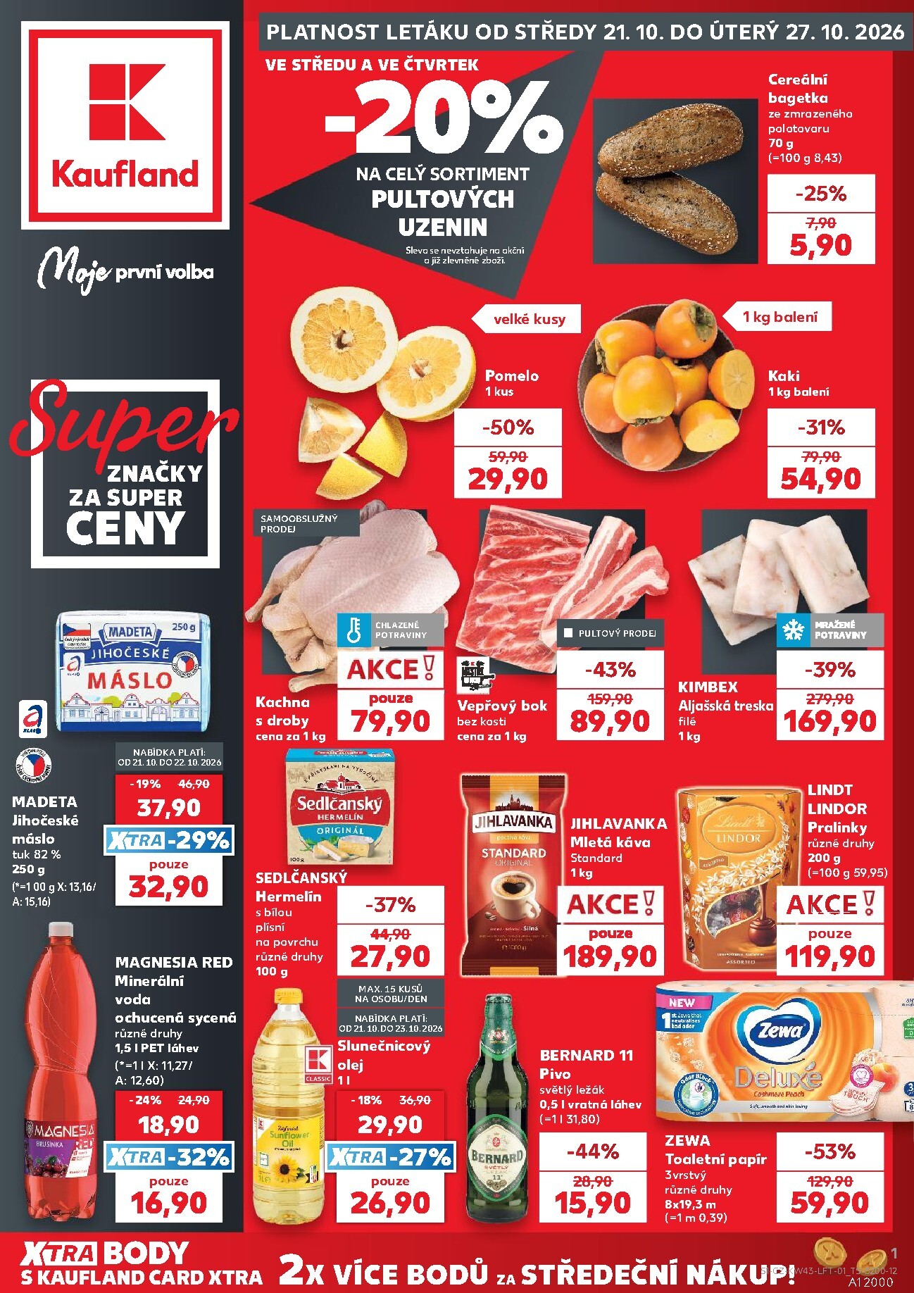 Aktuální Kaufland - Karviná leták platný od středy 21.10.2026 do úterý 27.10.2026