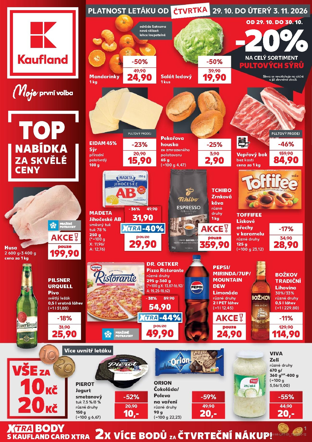 Budoucí Kaufland - Kolín leták platný od čtvrtka 29.10.2026 do úterý 03.11.2026