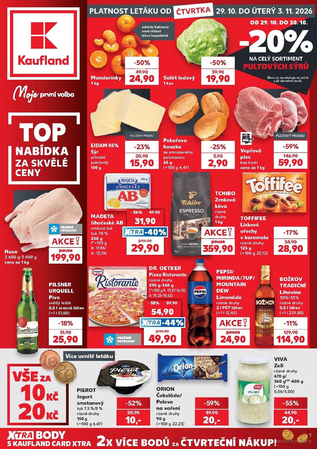 Budoucí Kaufland - Brno leták platný od čtvrtka 29.10.2026 do úterý 03.11.2026