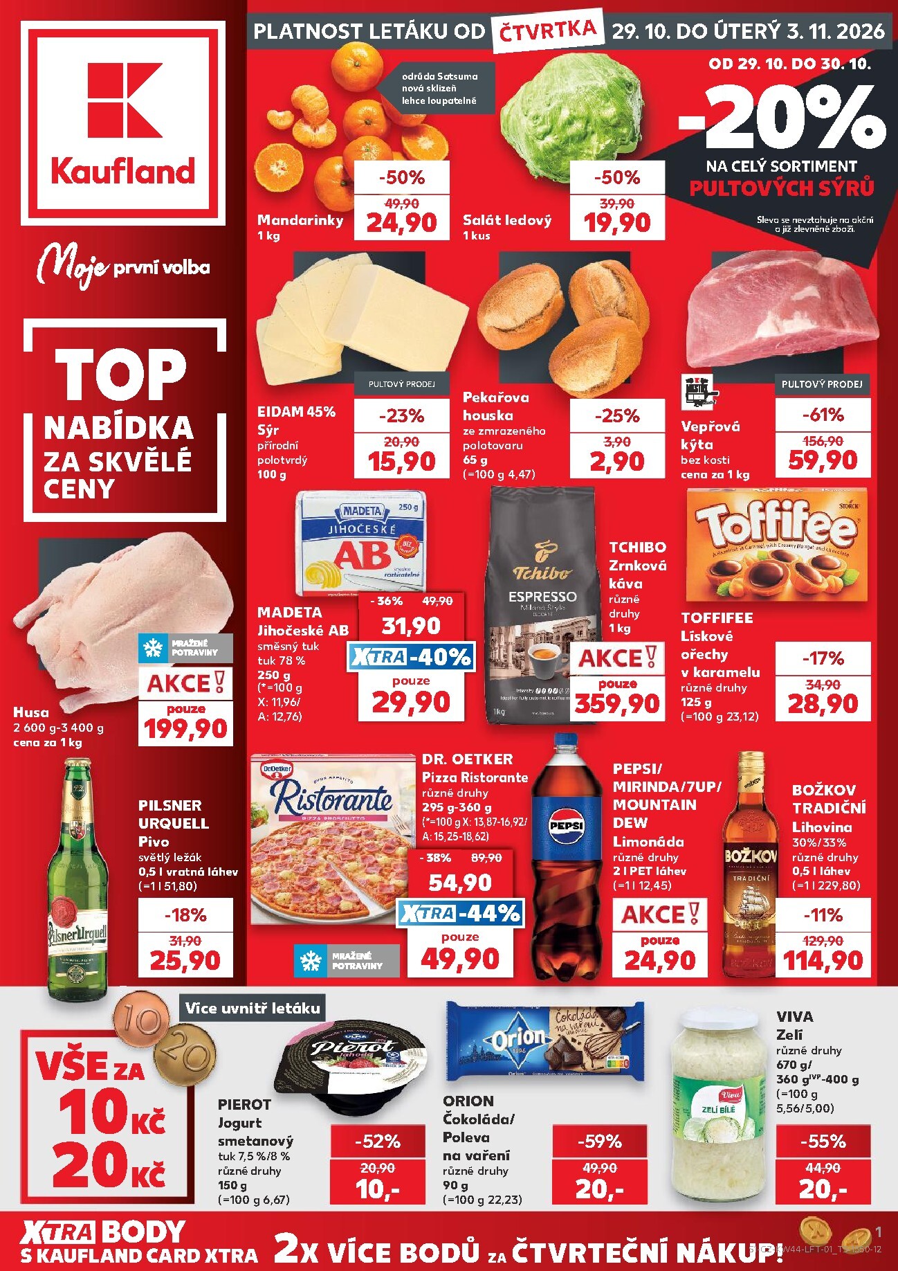Budoucí Kaufland - Praha 4 leták platný od čtvrtka 29.10.2026 do úterý 03.11.2026