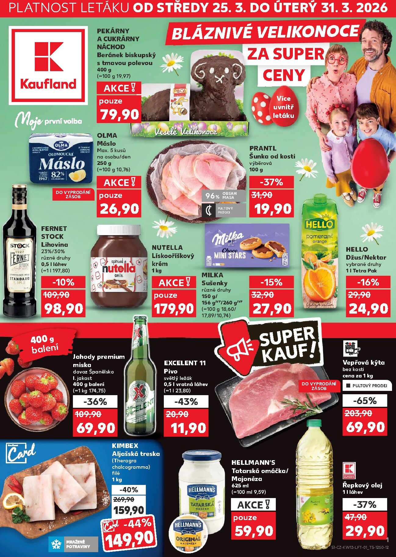 Kaufland - Kolín leták platný od středy 25.03.2026 do úterý 31.03.2026