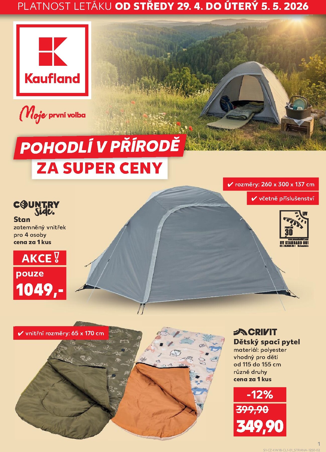 Kaufland leták na příští týden od středy 29.04.2026 do úterý 05.05.2026