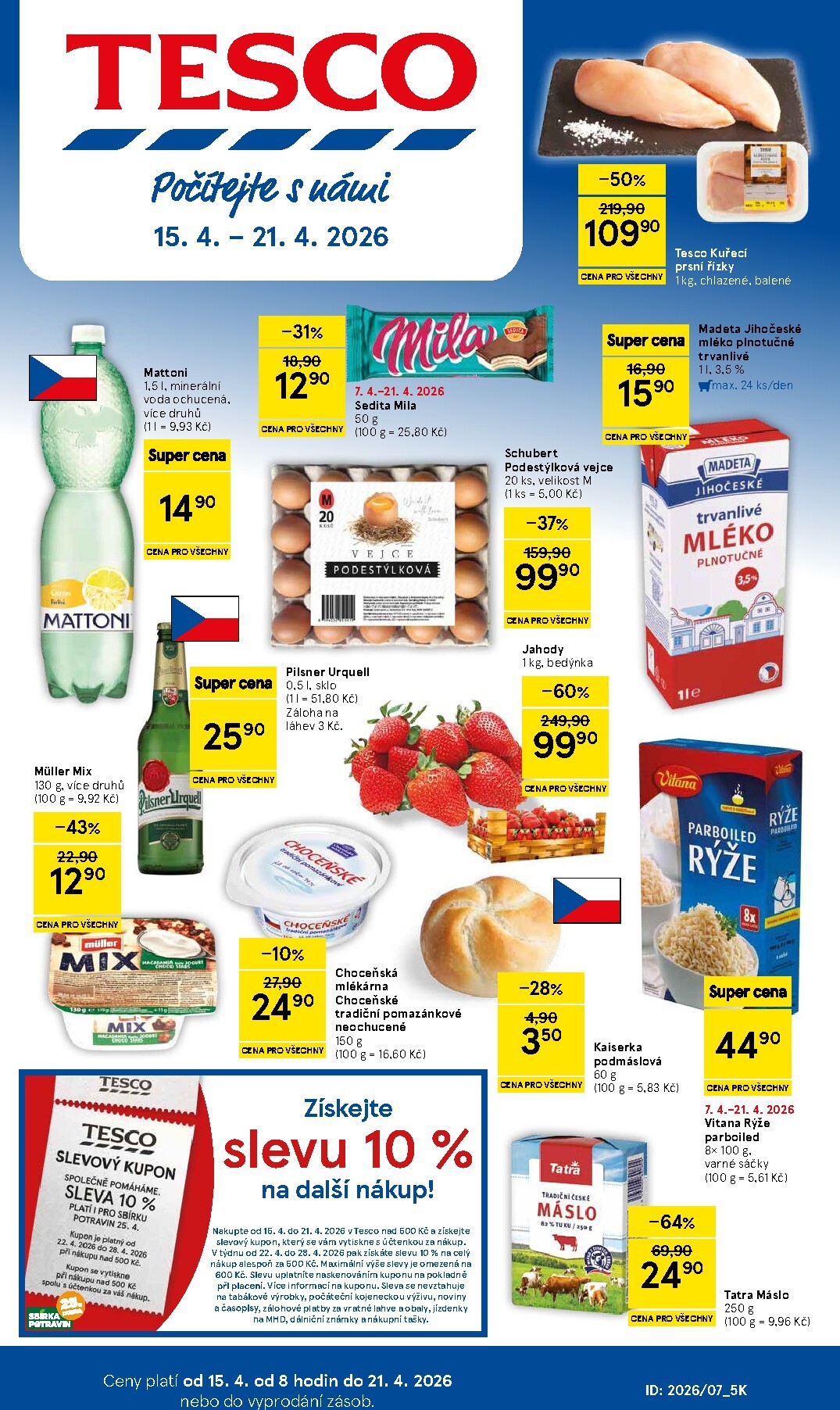 Budoucí Tesco leták platný od středy 15.04.2026 do úterý 21.04.2026