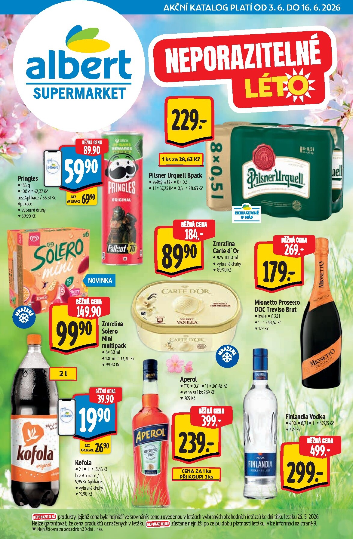 Aktuální Albert Supermarket - Léto leták platný od středy 03.06.2026 do úterý 16.06.2026