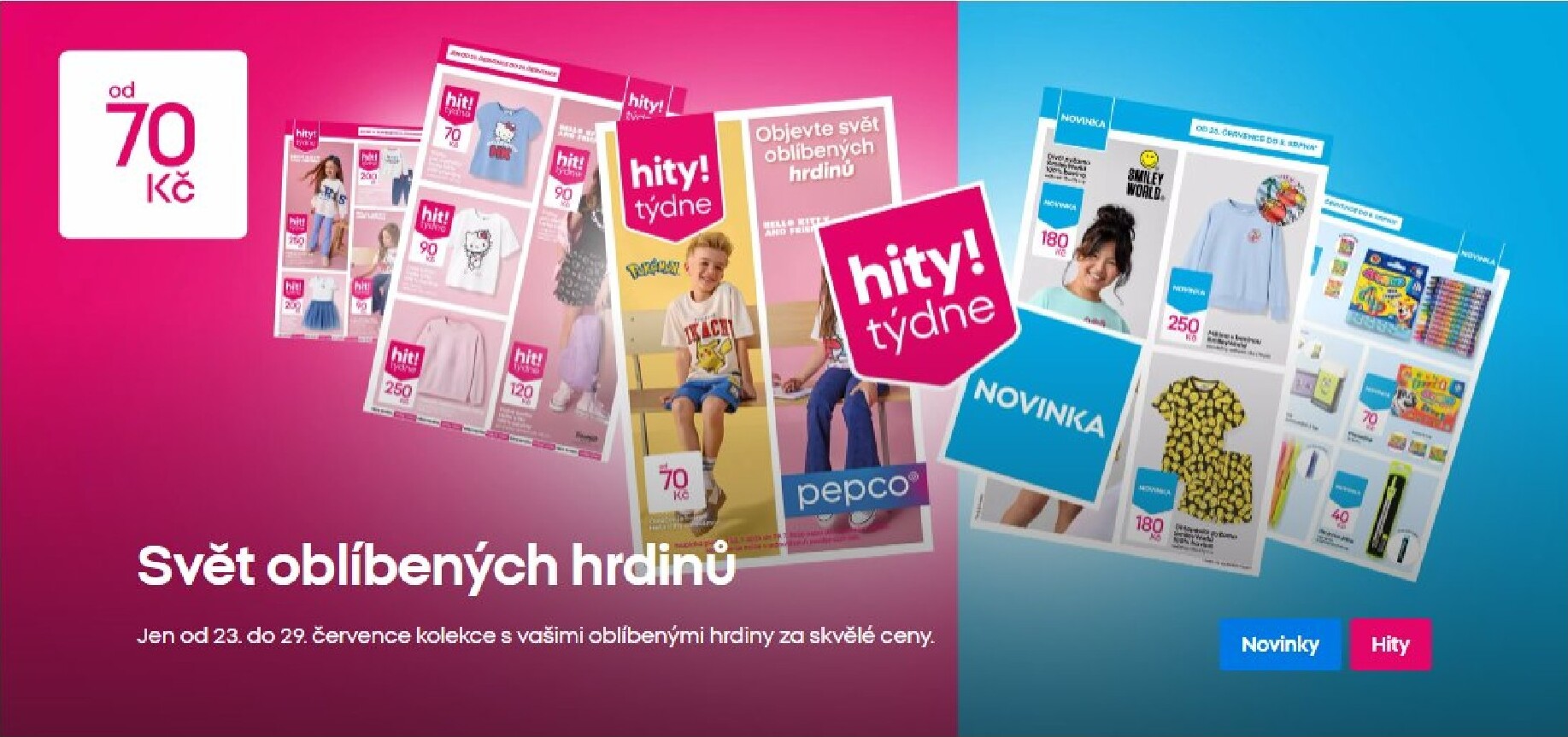 Aktuální Pepco leták platný od čtvrtka 23.07.2026 do středy 29.07.2026