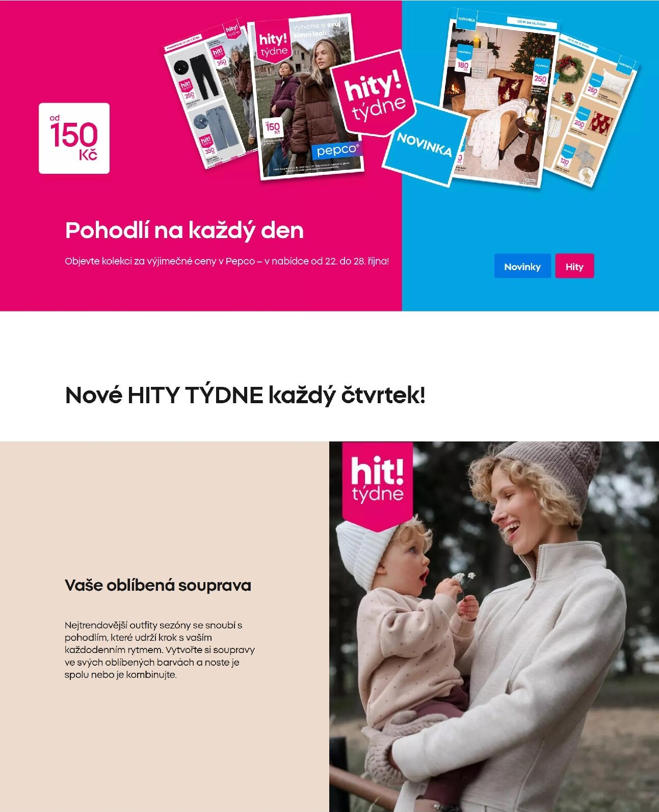 Aktuální Pepco leták platný od čtvrtka 22.10.2026 do středy 28.10.2026