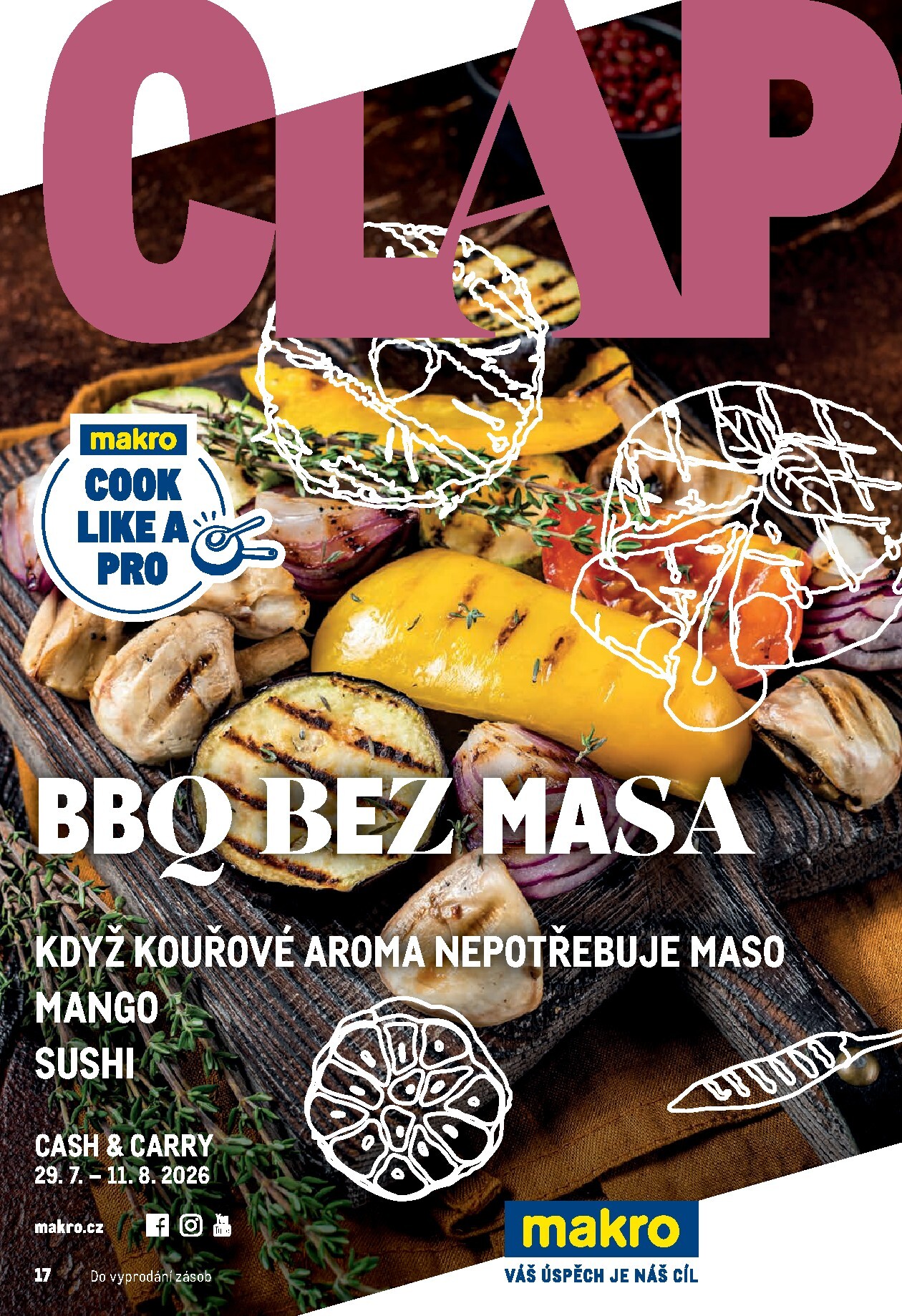 Aktuální Makro - Pro milovníky jídla leták platný od středy 29.07.2026 do úterý 11.08.2026