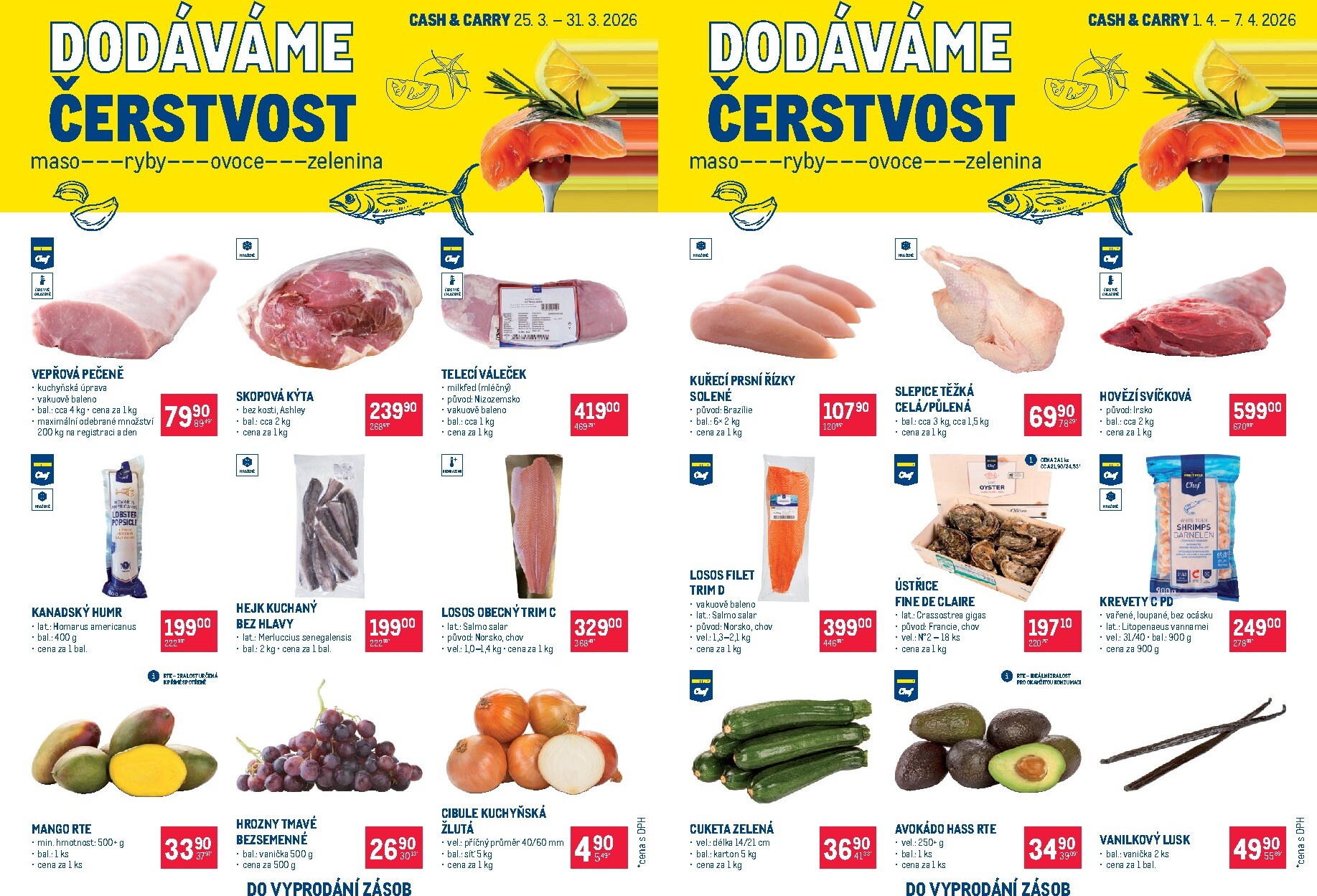 Makro - Dodáváme čerstvost leták platný od středy 25.03.2026 do úterý 07.04.2026