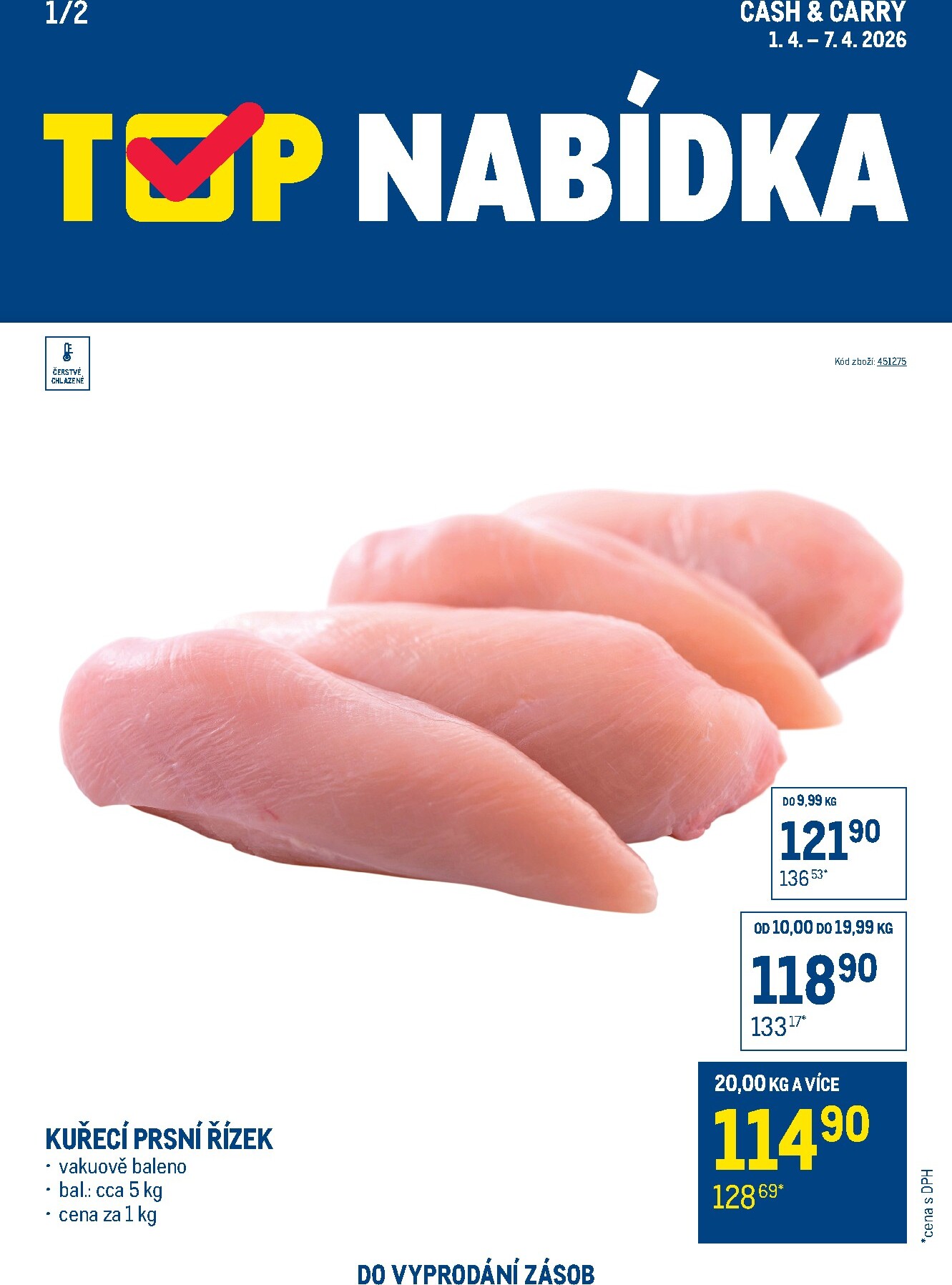 Makro - TOP maso leták platný od středy 01.04.2026 do úterý 07.04.2026