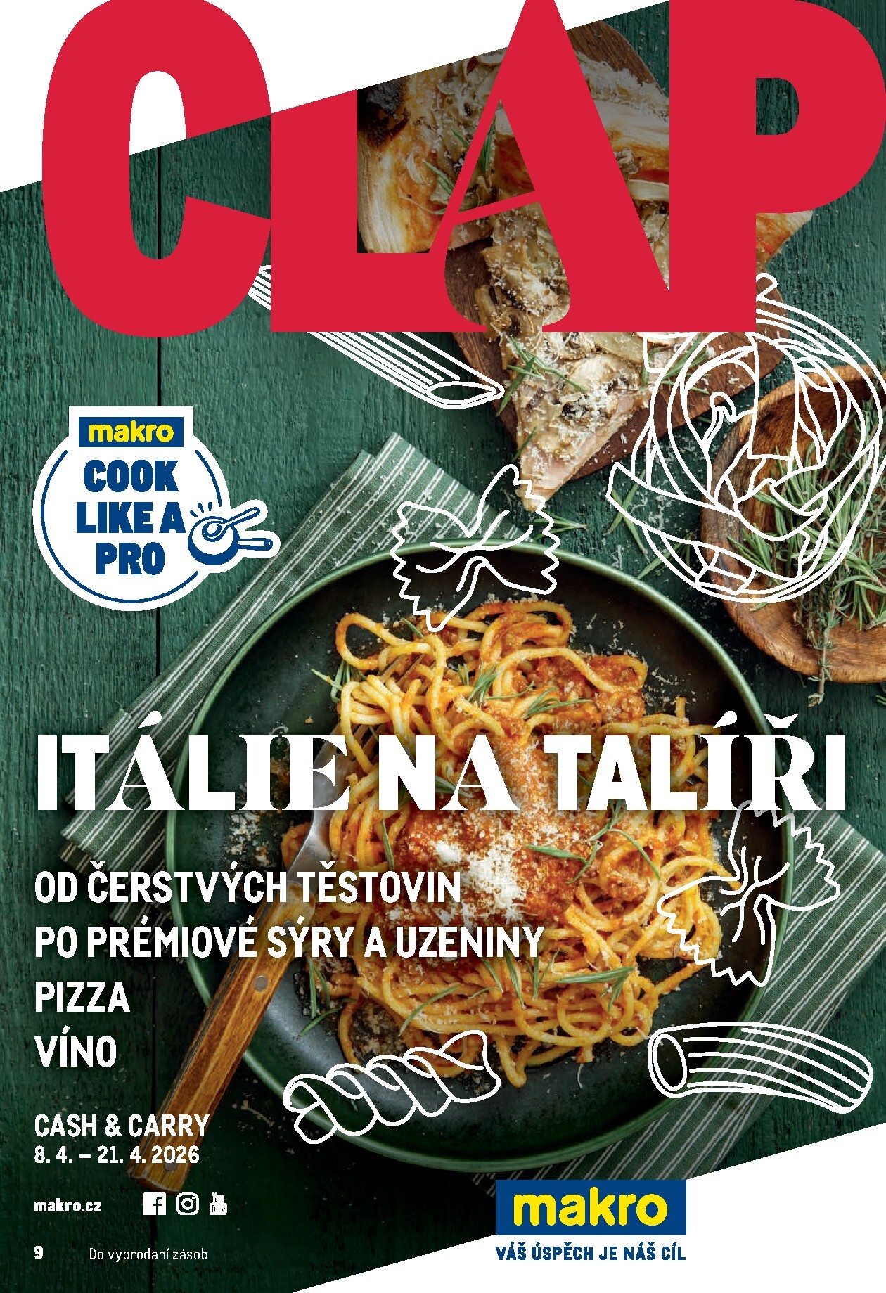 Aktuální Makro - Pro milovníky jídla leták platný od středy 08.04.2026 do úterý 21.04.2026