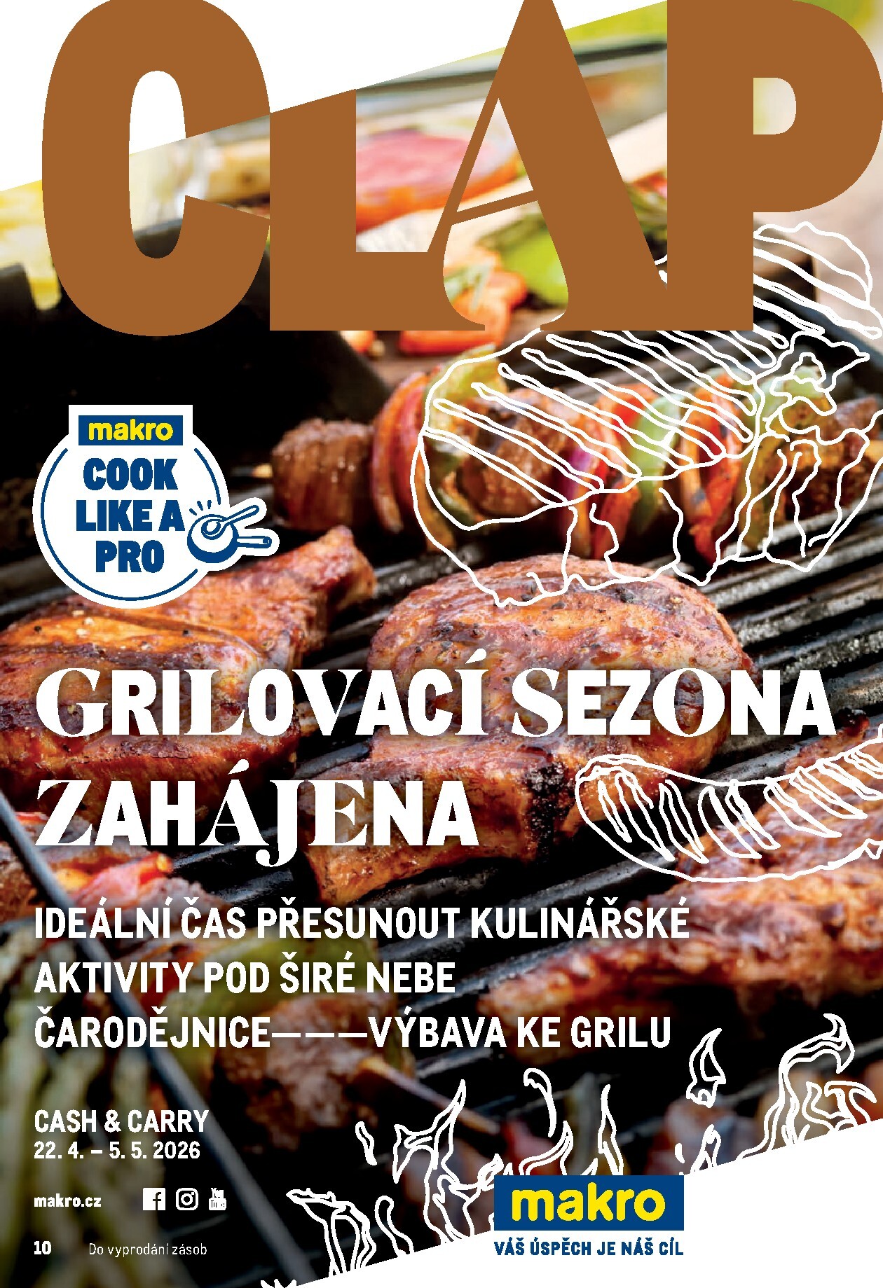 Budoucí Makro - Pro milovníky jídla leták platný od středy 22.04.2026 do úterý 05.05.2026