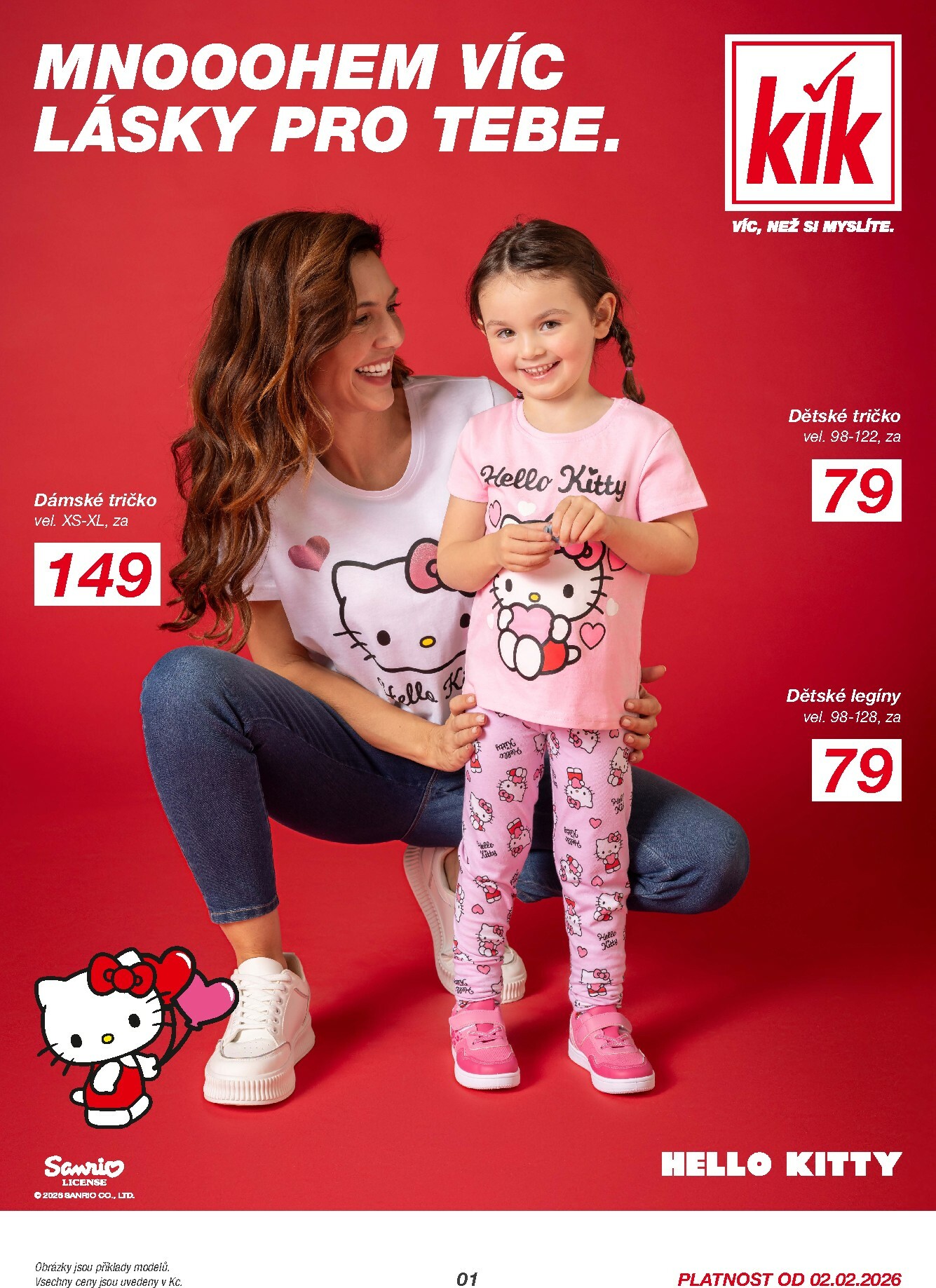 KiK leták platný od pondělí 02.02.2026 do neděle 22.02.2026