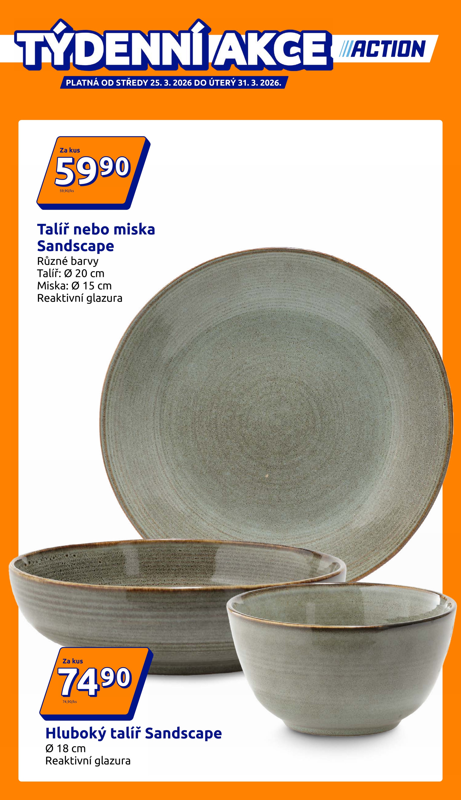Action leták platný od středy 25.03.2026 do úterý 31.03.2026