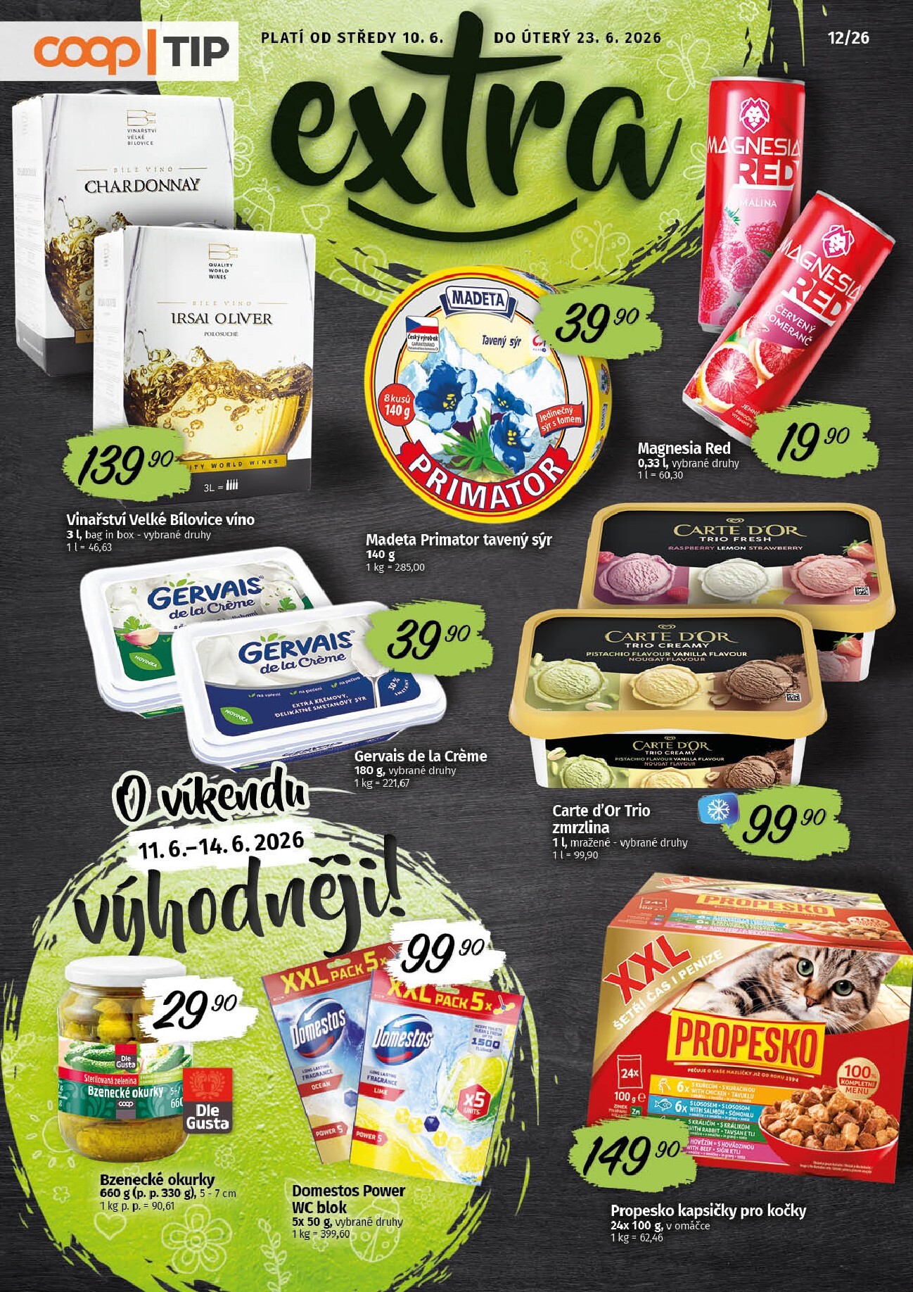 Budoucí Coop - Tip extra leták platný od středy 10.06.2026 do úterý 23.06.2026