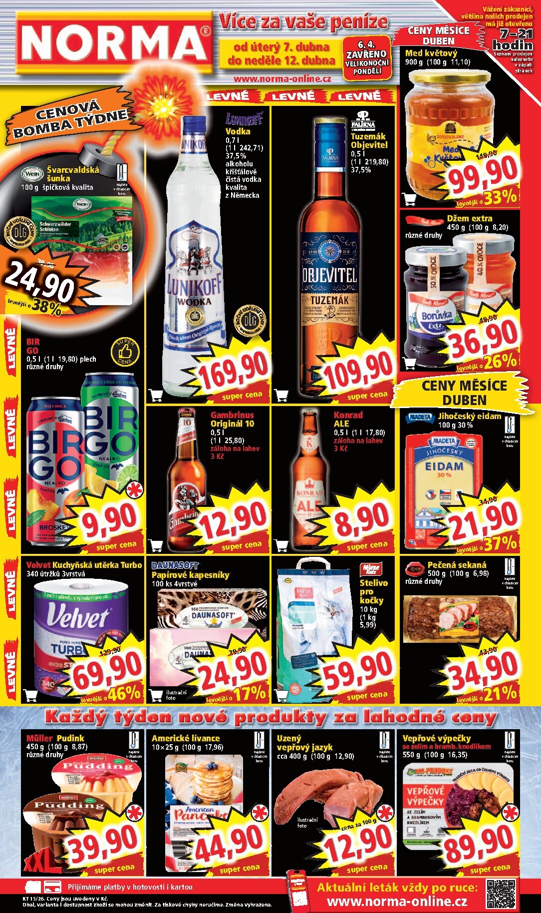 Norma leták platný od úterý 07.04.2026 do neděle 12.04.2026