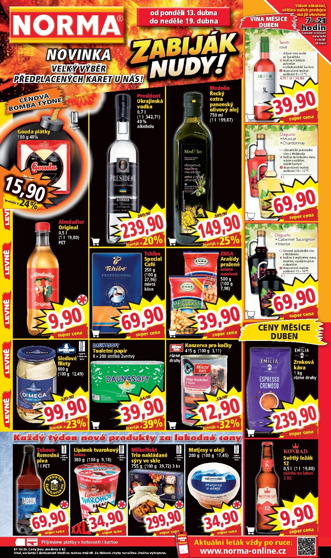 Norma leták platný od pondělí 13.04.2026 do neděle 19.04.2026
