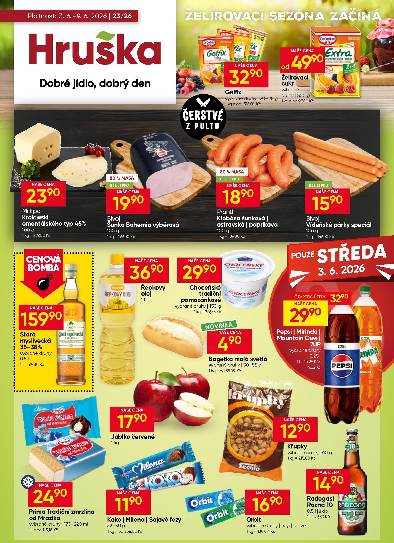 Aktuální Hruška leták platný od středy 03.06.2026 do úterý 09.06.2026