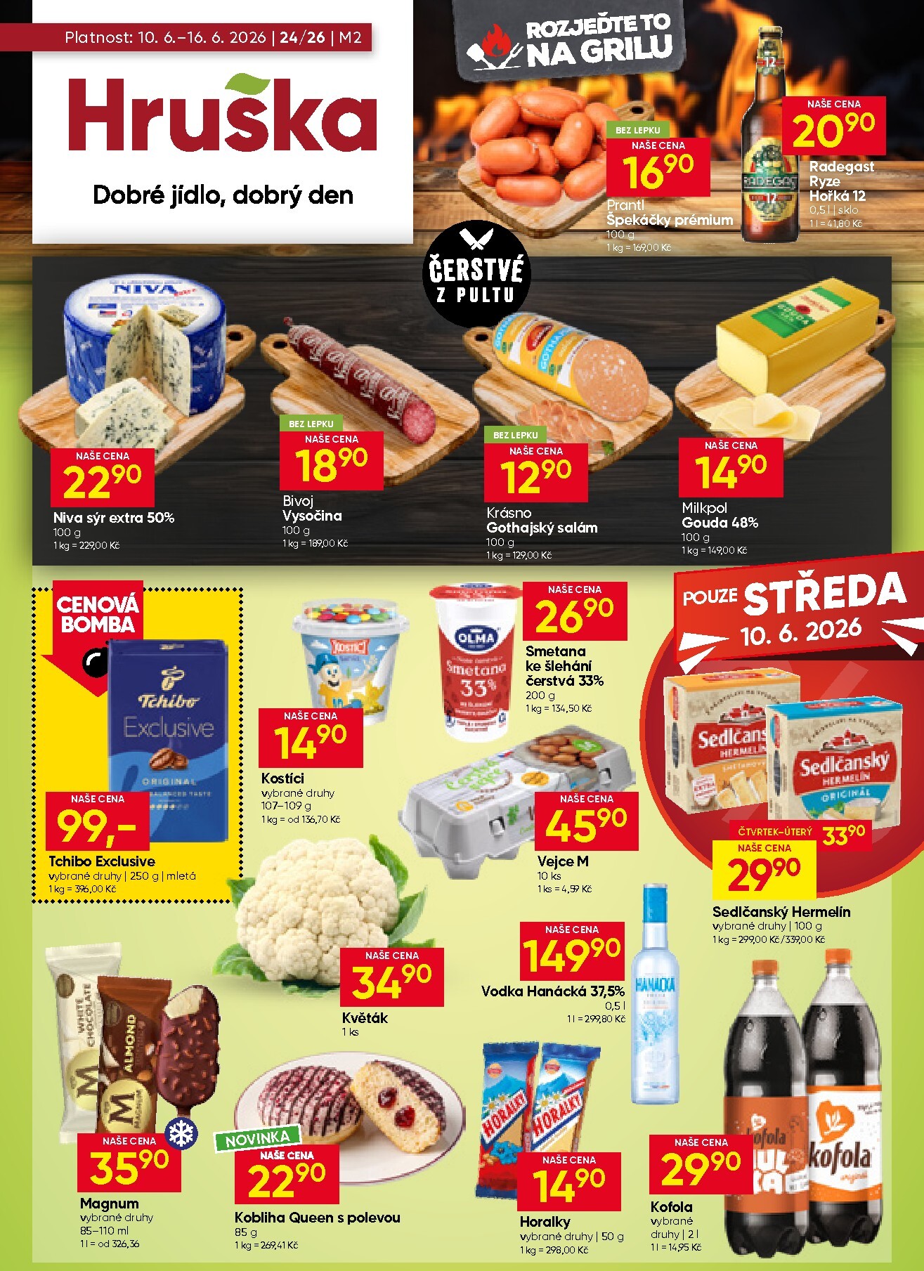 Aktuální Hruška leták platný od středy 10.06.2026 do úterý 16.06.2026