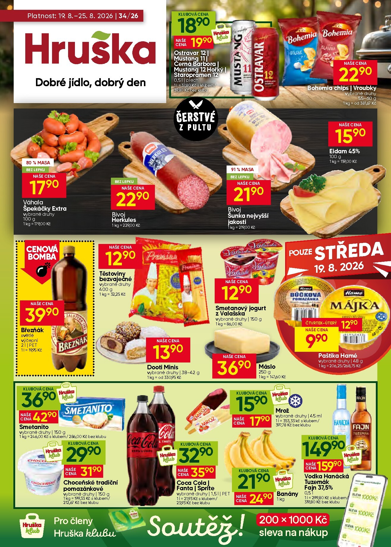 Aktuální Hruška leták platný od středy 19.08.2026 do úterý 25.08.2026