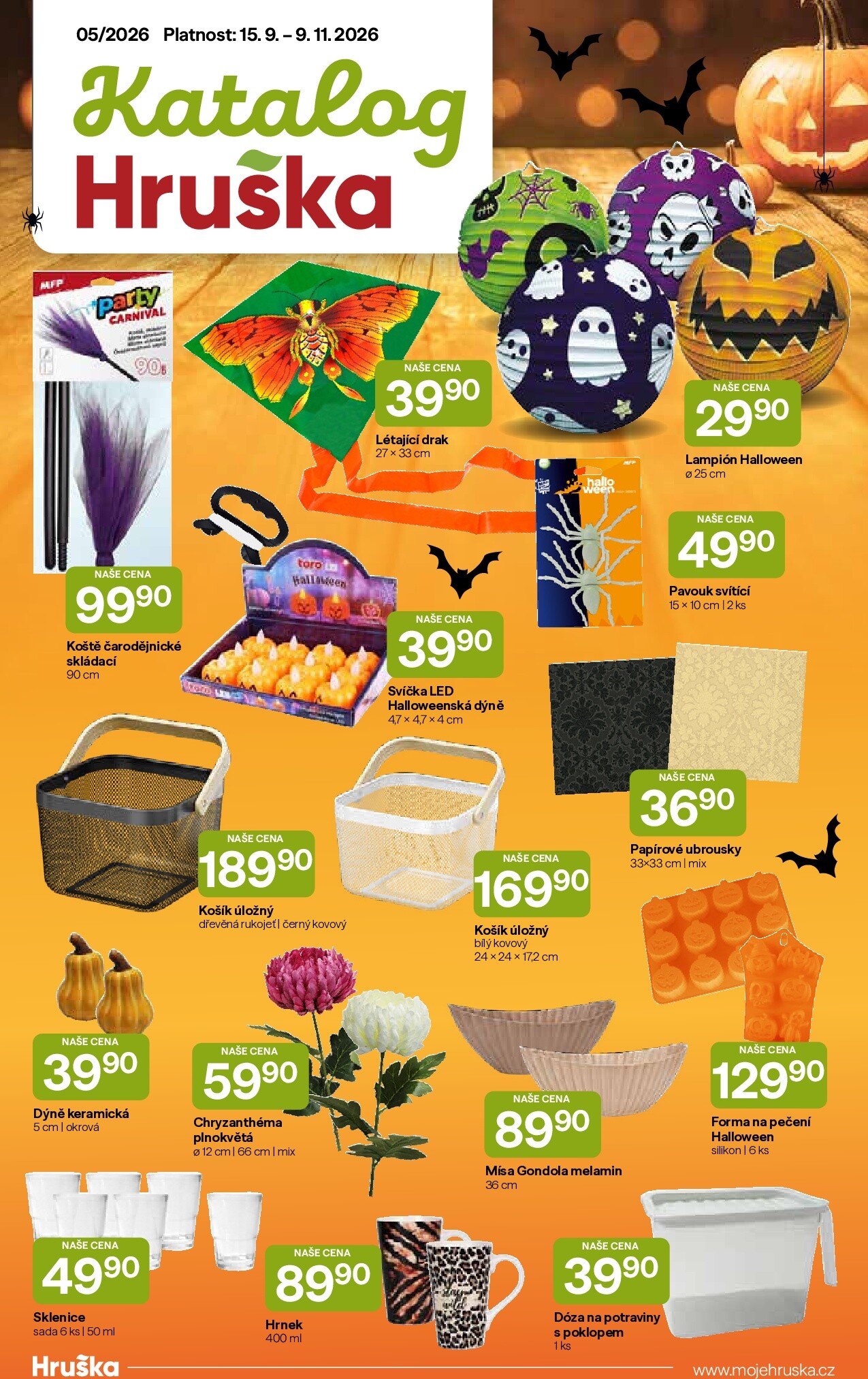 Aktuální Hruška - Katalog leták platný od úterý 15.09.2026 do pondělí 09.11.2026