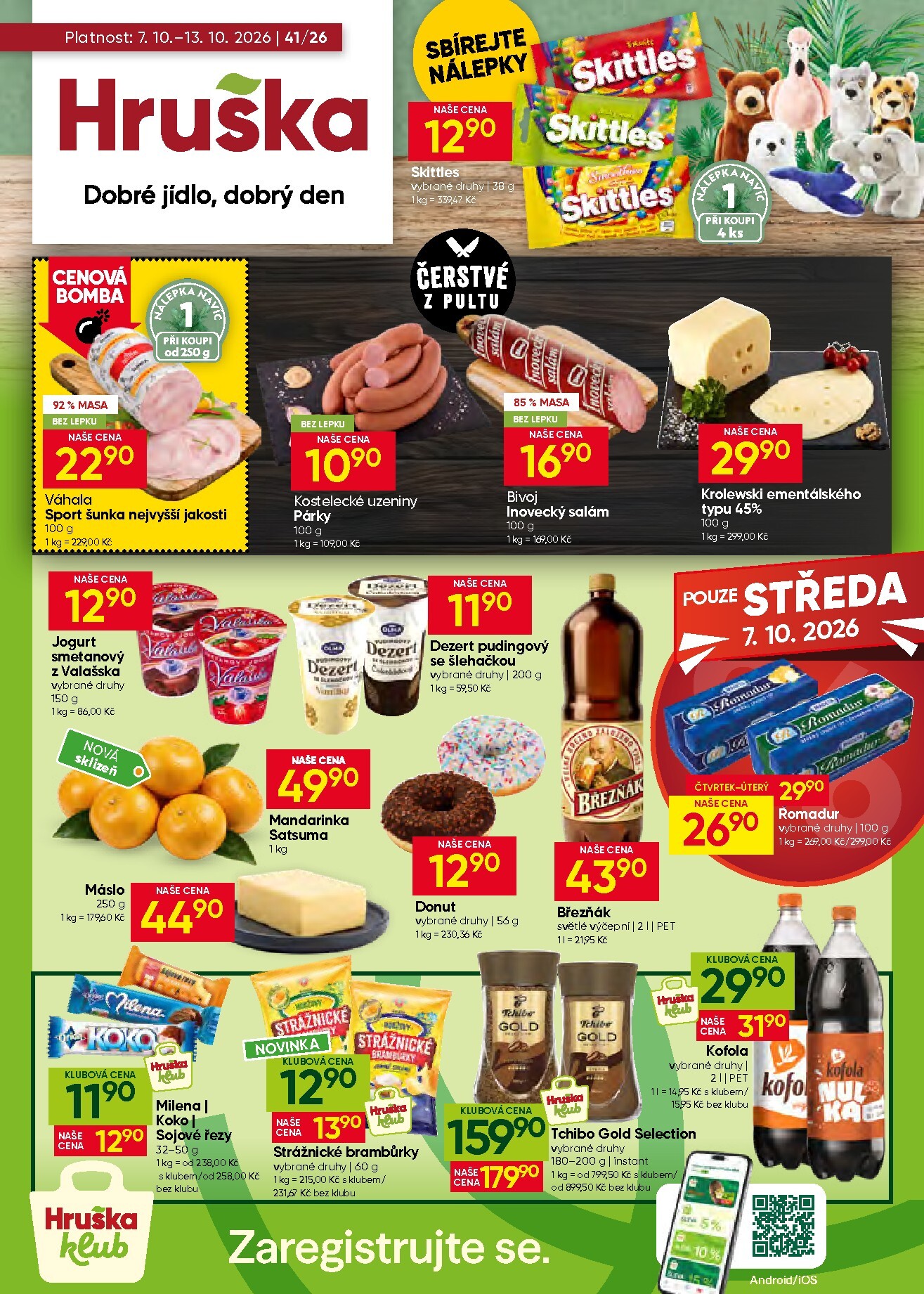 Aktuální Hruška leták platný od středy 07.10.2026 do úterý 13.10.2026