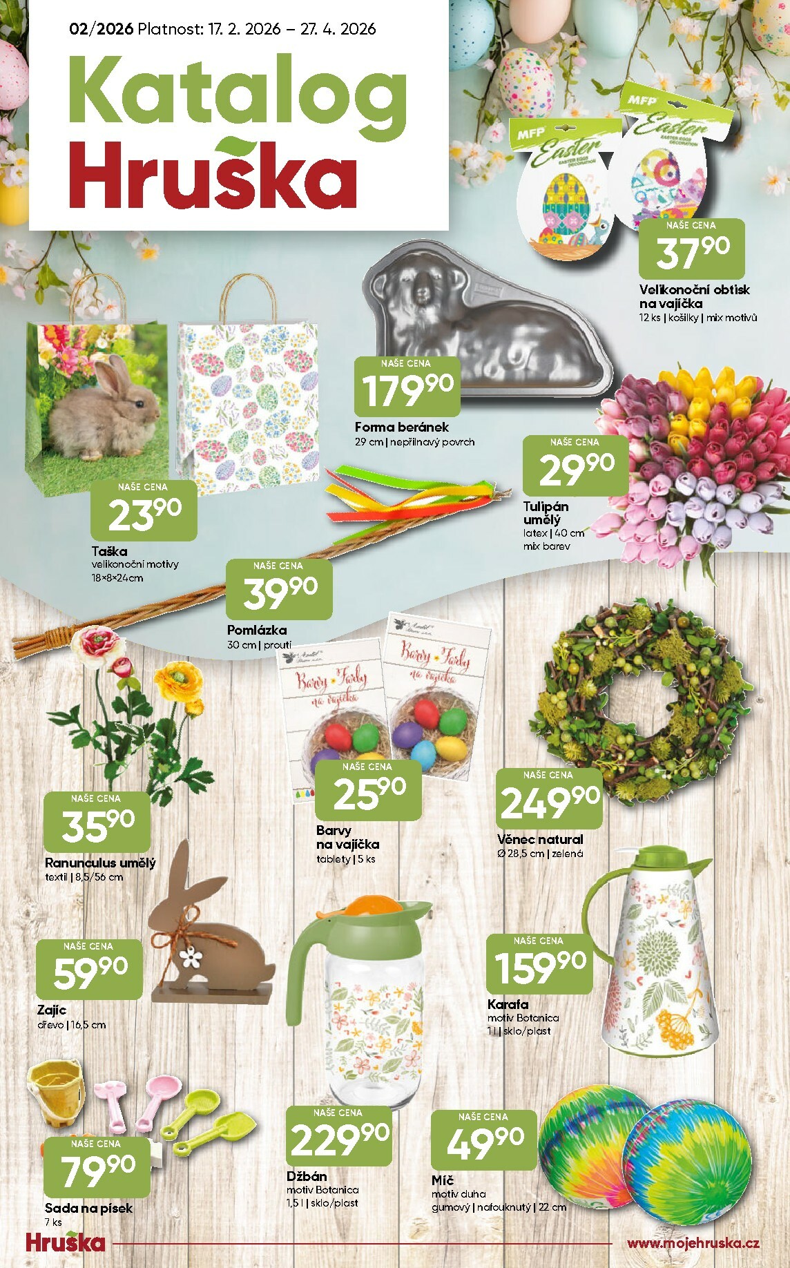 Hruška - Katalóg leták platný od úterý 17.02.2026 do pondělí 27.04.2026