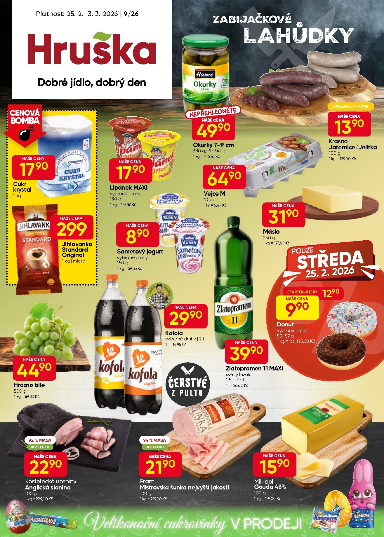 Hruška leták platný od středy 25.02.2026 do úterý 03.03.2026