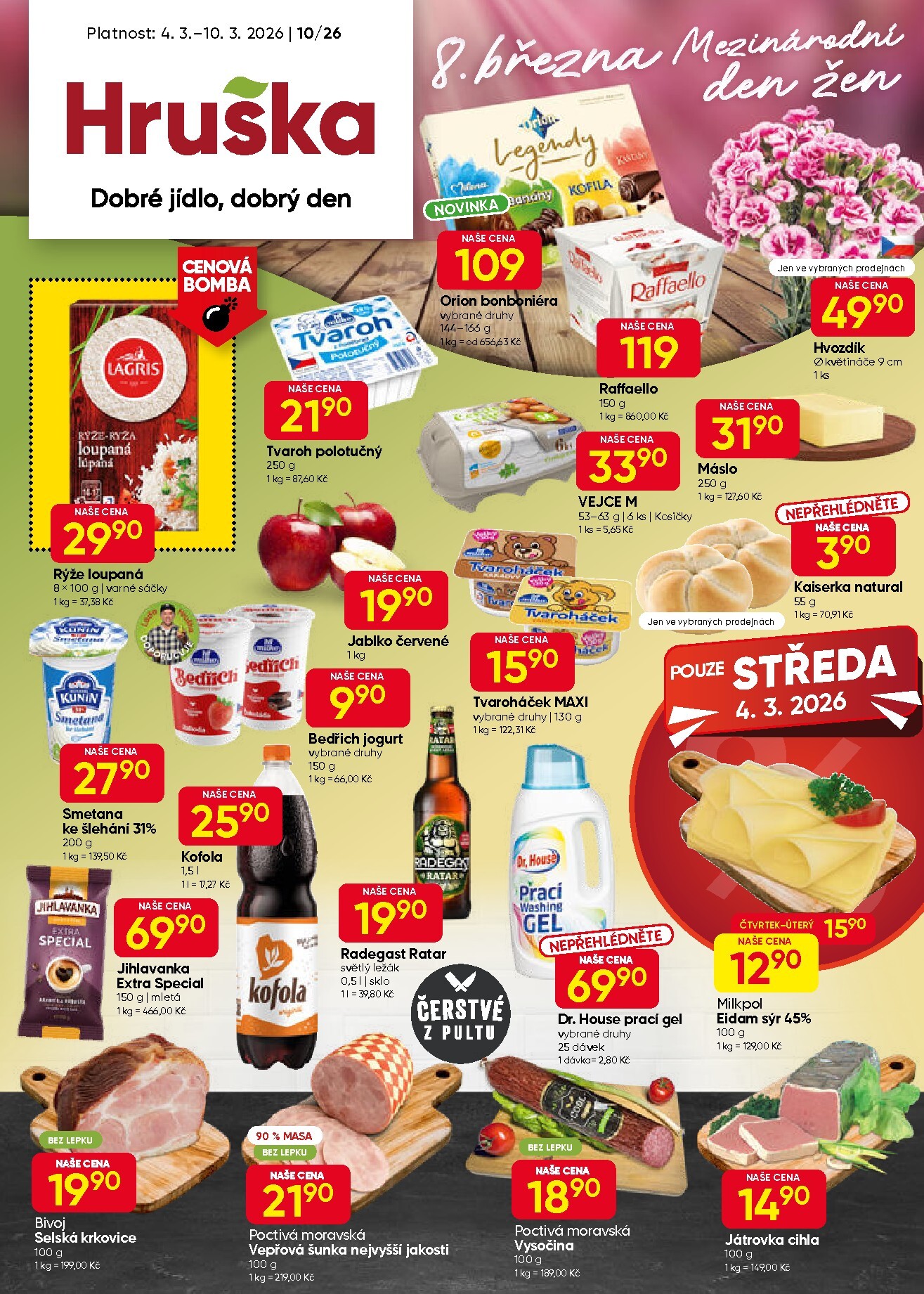 Hruška leták platný od středy 04.03.2026 do úterý 10.03.2026